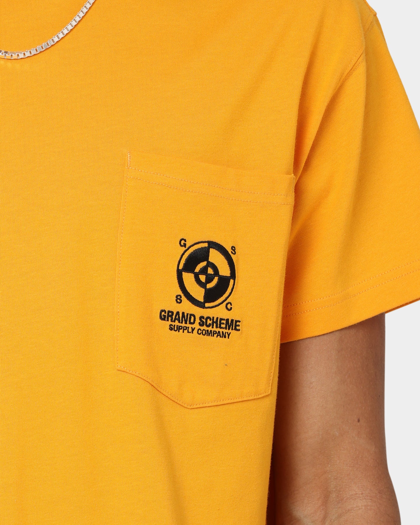 Grand Scheme Pocket T-Shirt Yellow、mySite、zt4zffjzw