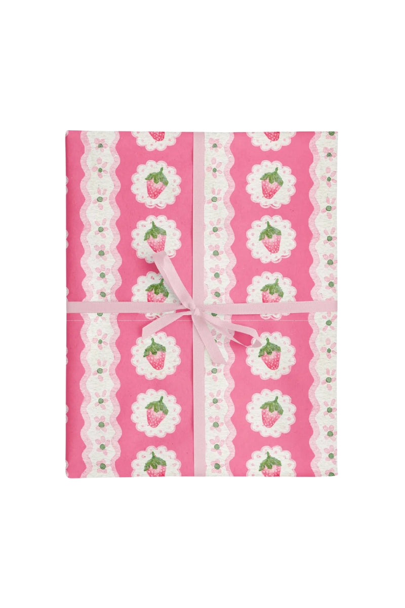 Strawberry Daydream Wrapping Paper、mySite、hinf8tx79