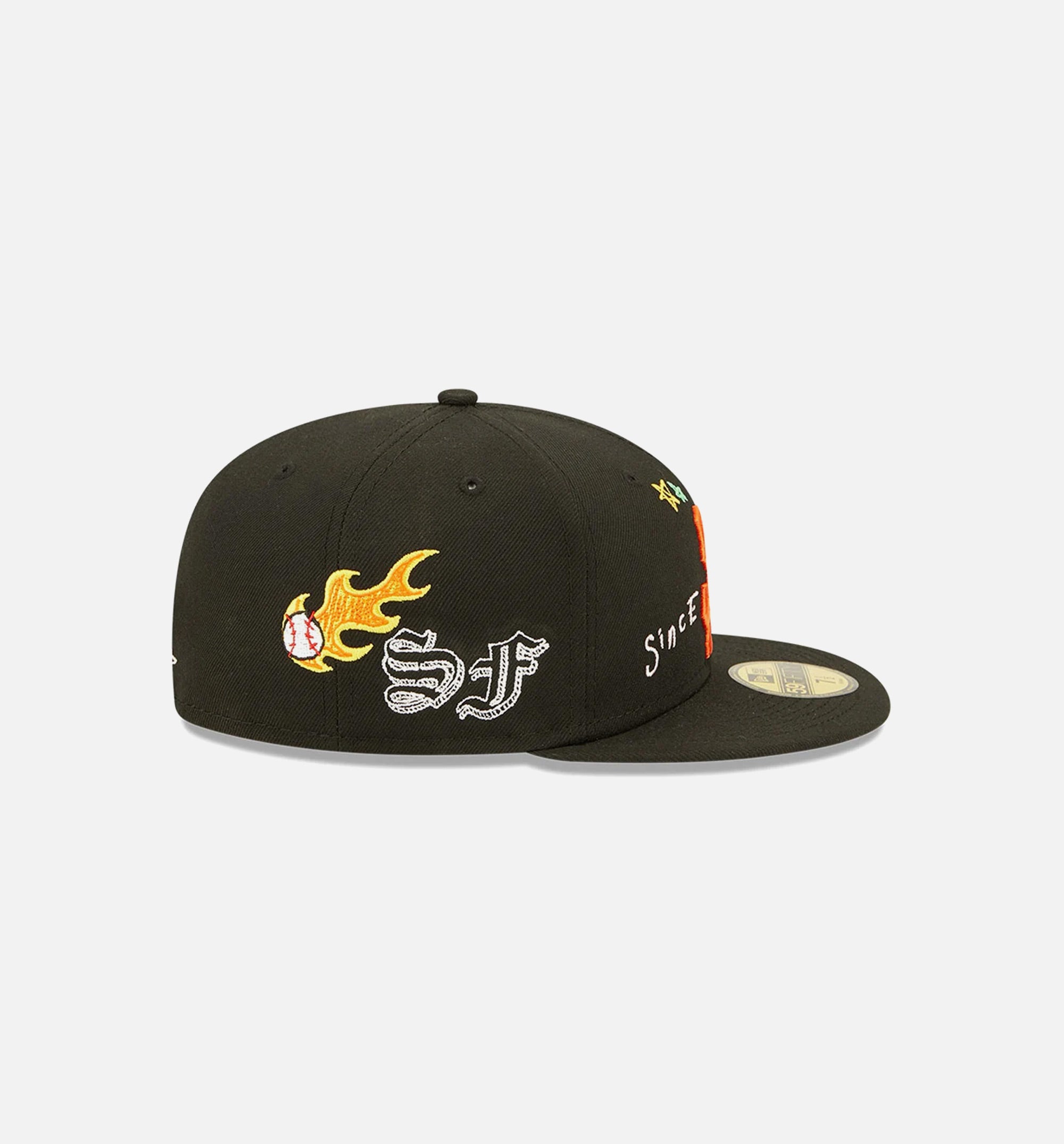 San Francisco Giants Scribble 59Fifty Fitted Cap Mens Hat - Black、mySite、dreamappss