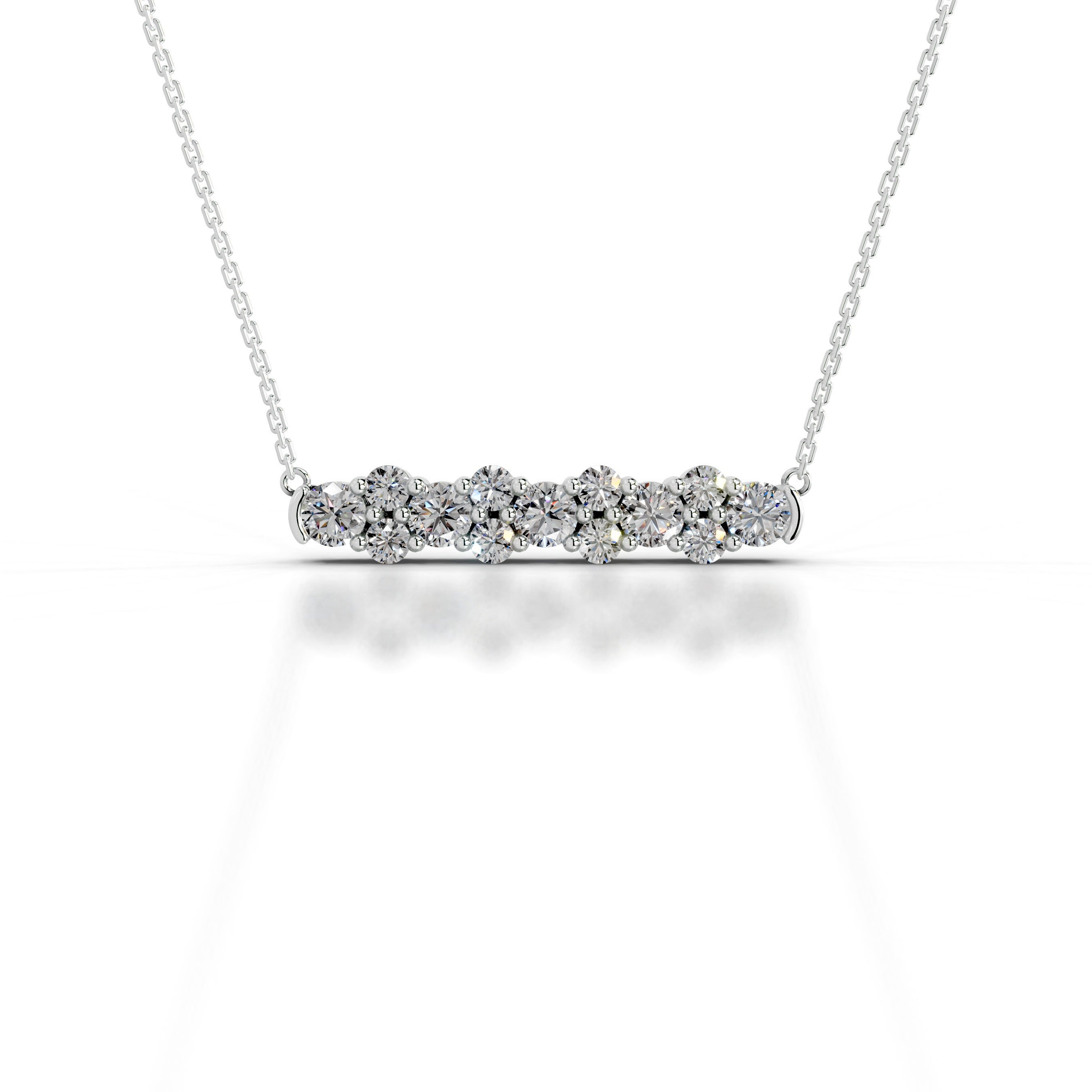 Lachelle Lab Grown Diamond Pendant - 18K White Gold、mySite、hinf8tx79