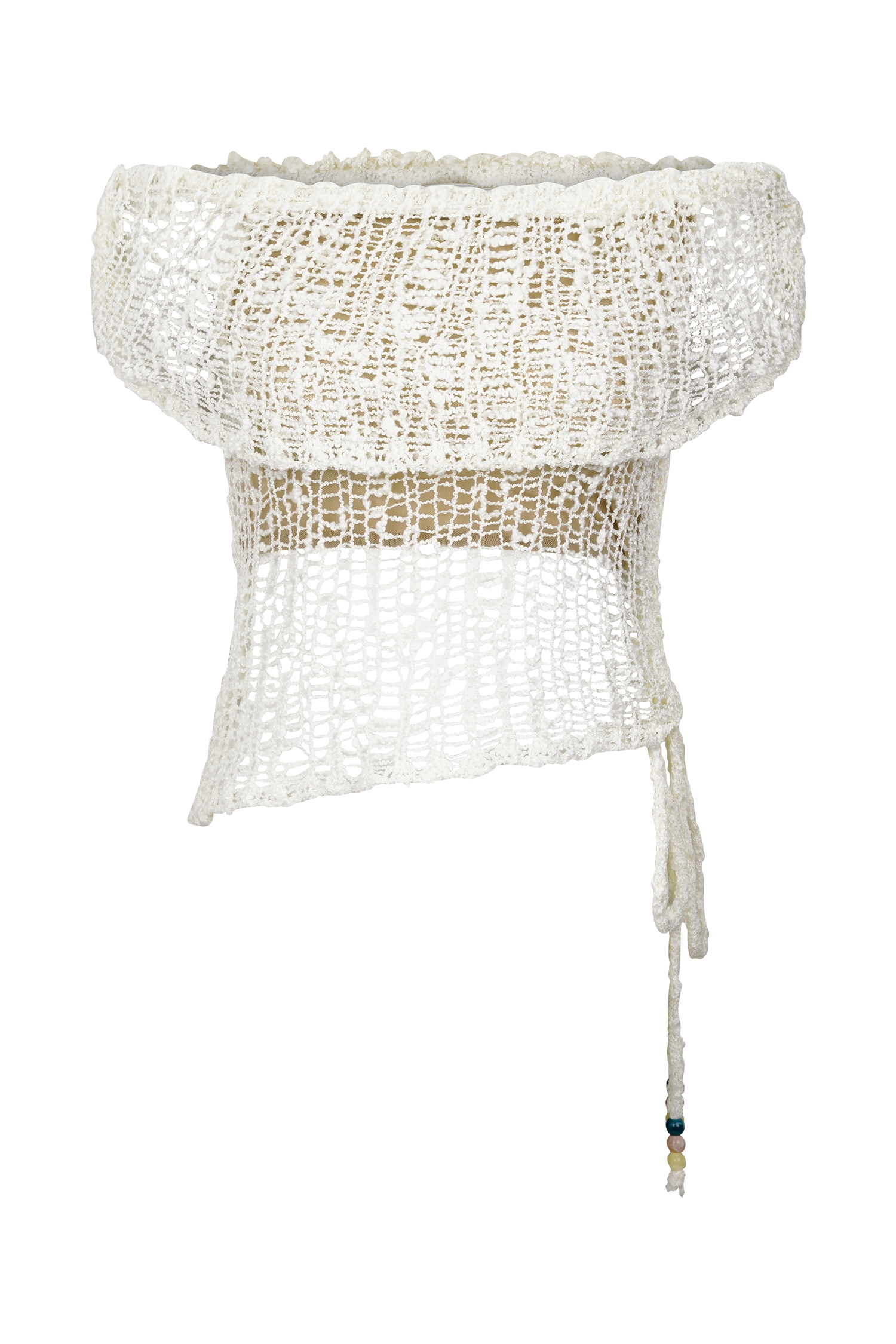 Cordelia Off Shoulder Knit Top - Ivory、mySite、solidvoid