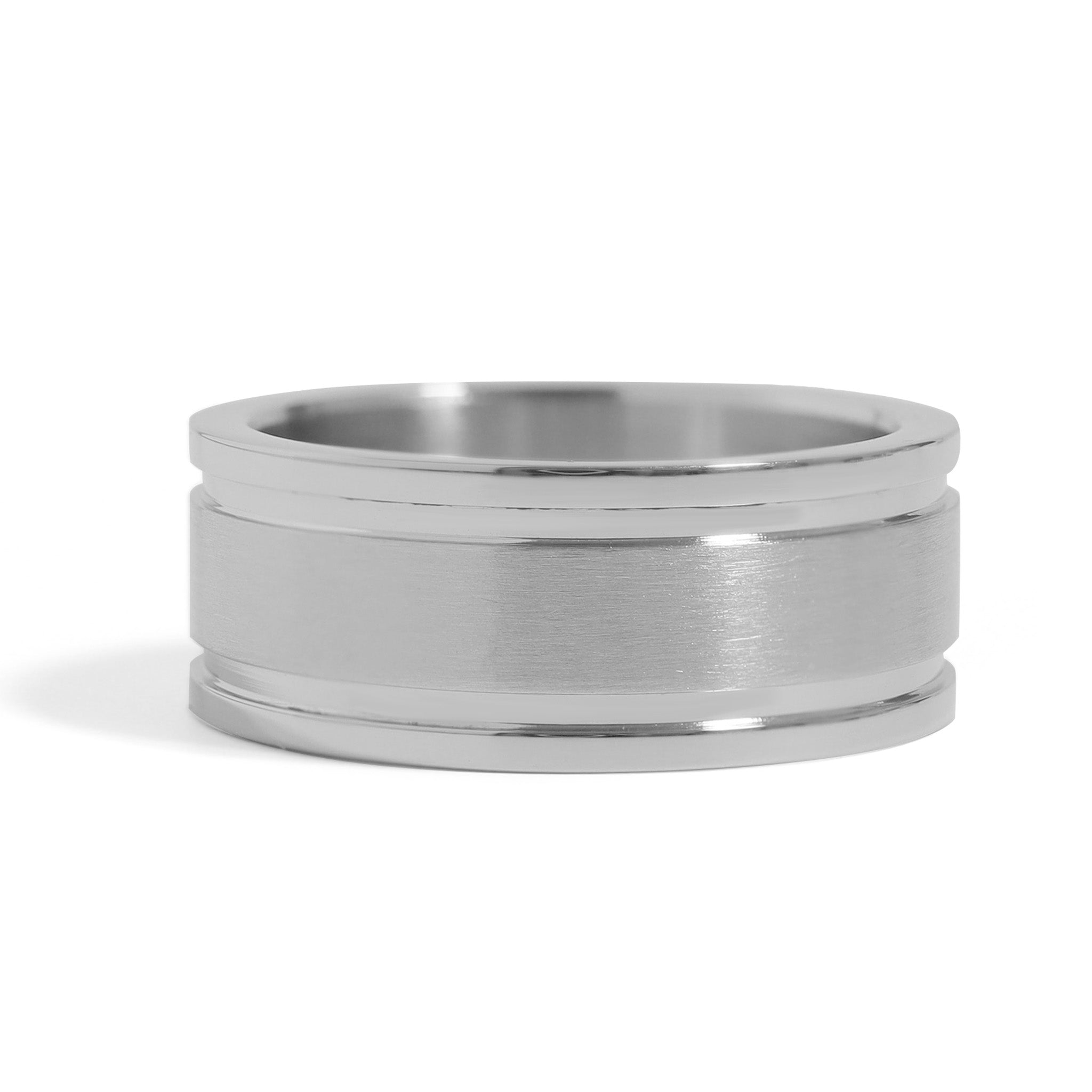 Flat Polished Center Stainless Steel Grooved Edge Ring / PRJ0031、mySite、dreamappss