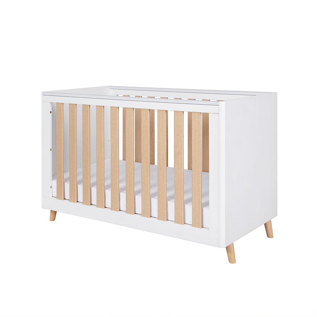  Tutti Bambini Fika Mini 2 Piece Room Set - White/Light Oak、mySite、merchandisen