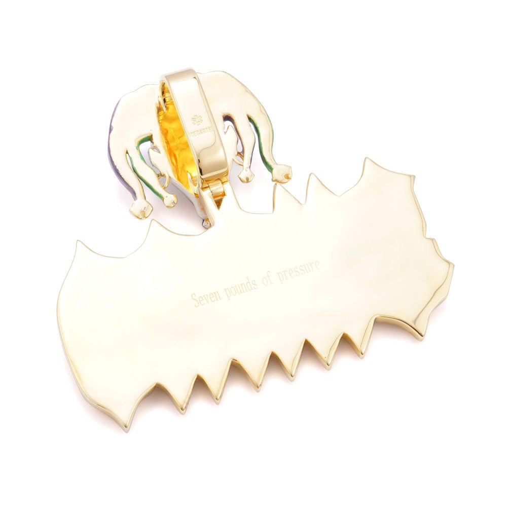 Custom Moissanite SHAAD Pendant 14K Yellow Gold、mySite、hinf8tx79