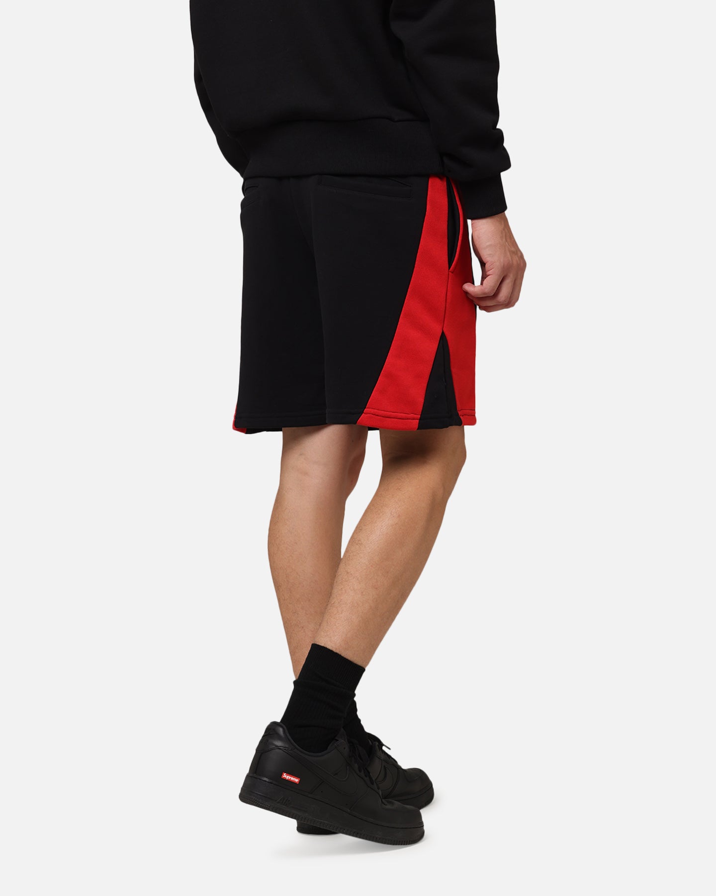 Carre Panelled Shorts Black/Red、mySite、zt4zffjzw