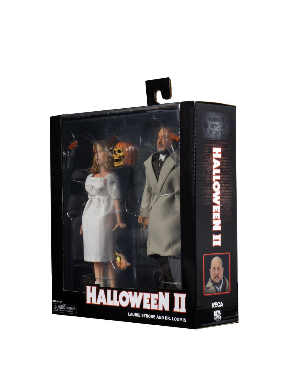 NECA 1981 Halloween 2 Dr. Loomis and Laurie Strode 2-Pack (8” Clothed Scale)、mySite、hgirdovlk