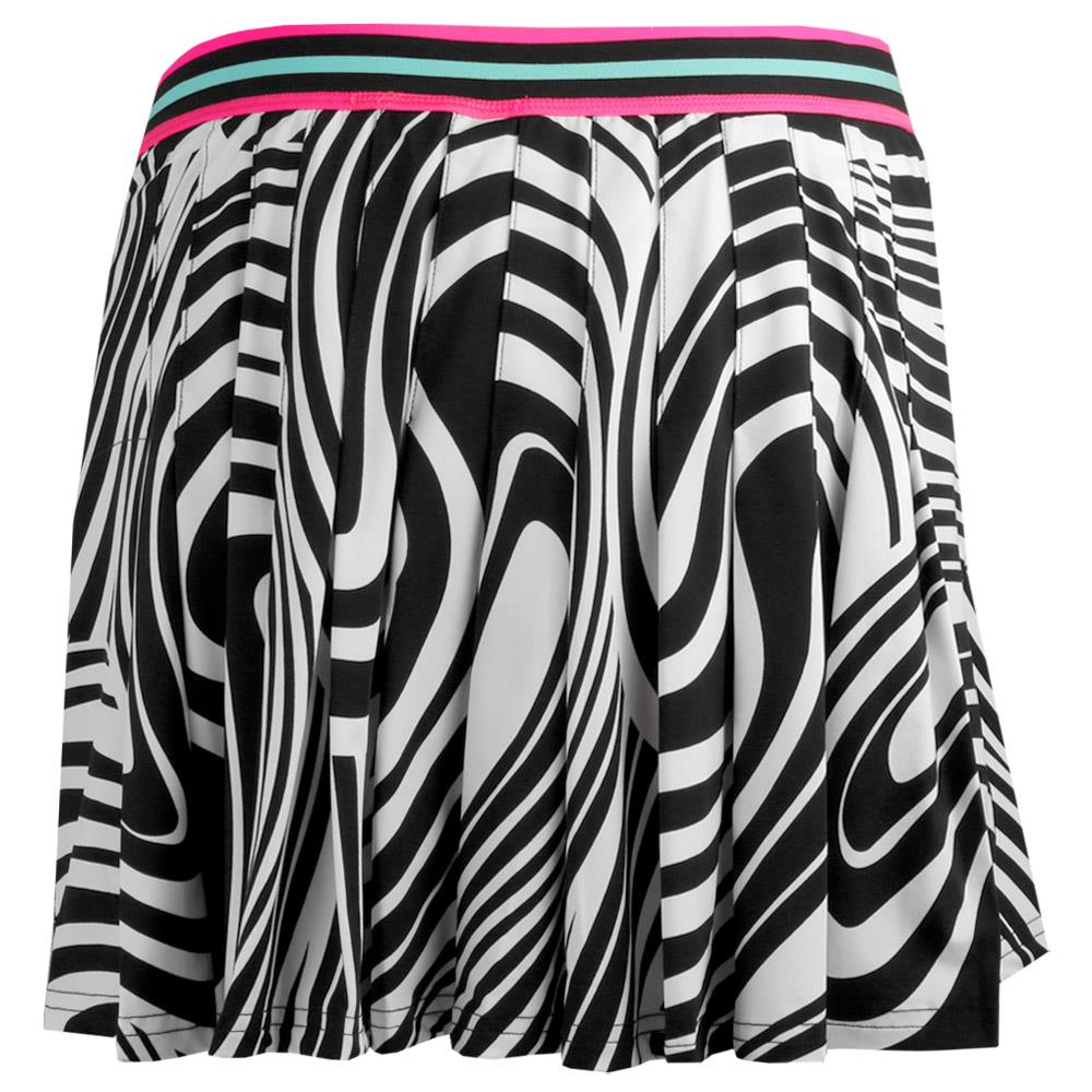 Fila Women's Tie Breaker High Waist Skort - Swirl/Pink Glow