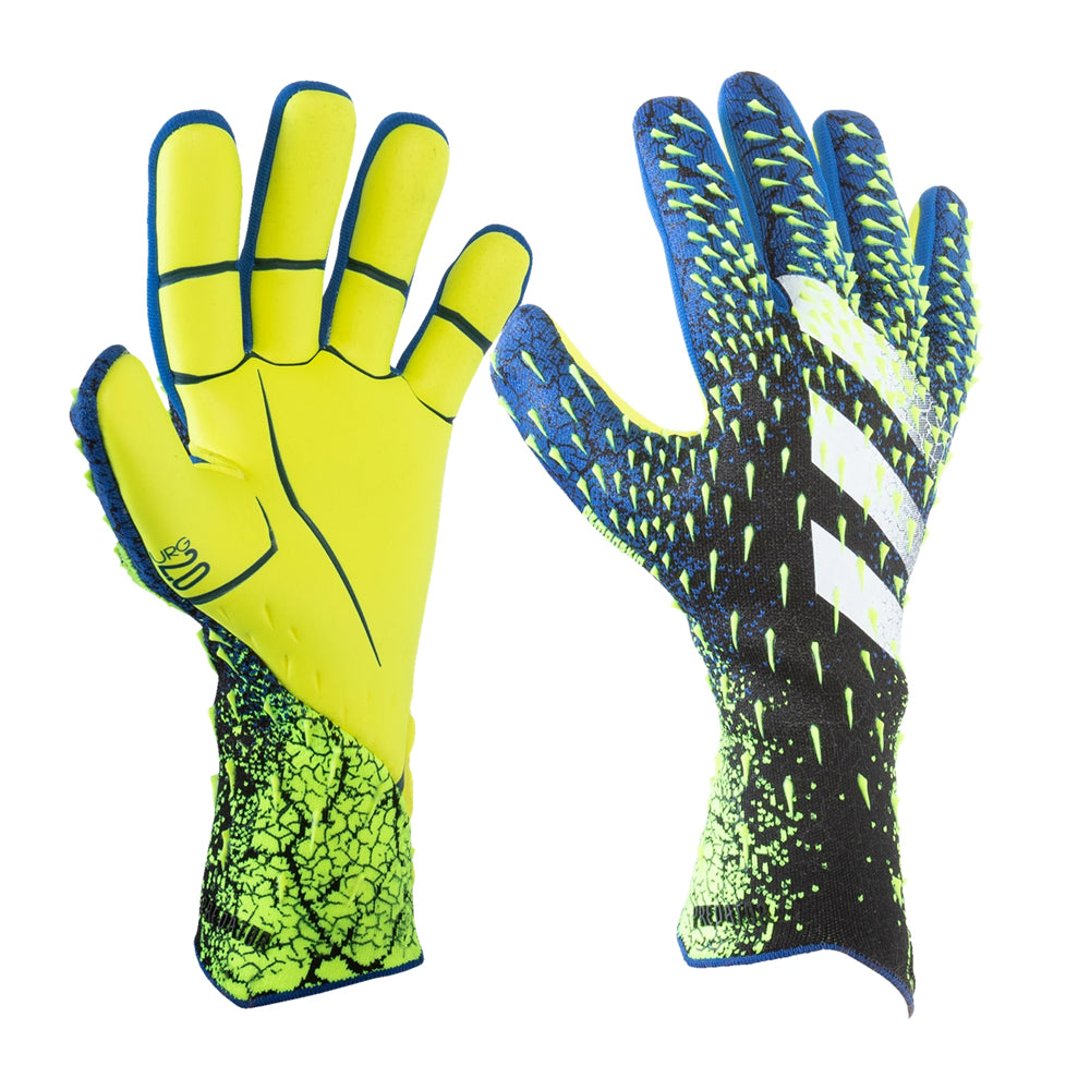 adidas Men's Predator Pro Goalkeeping Gloves Royal/Yellow、mySite、noshort