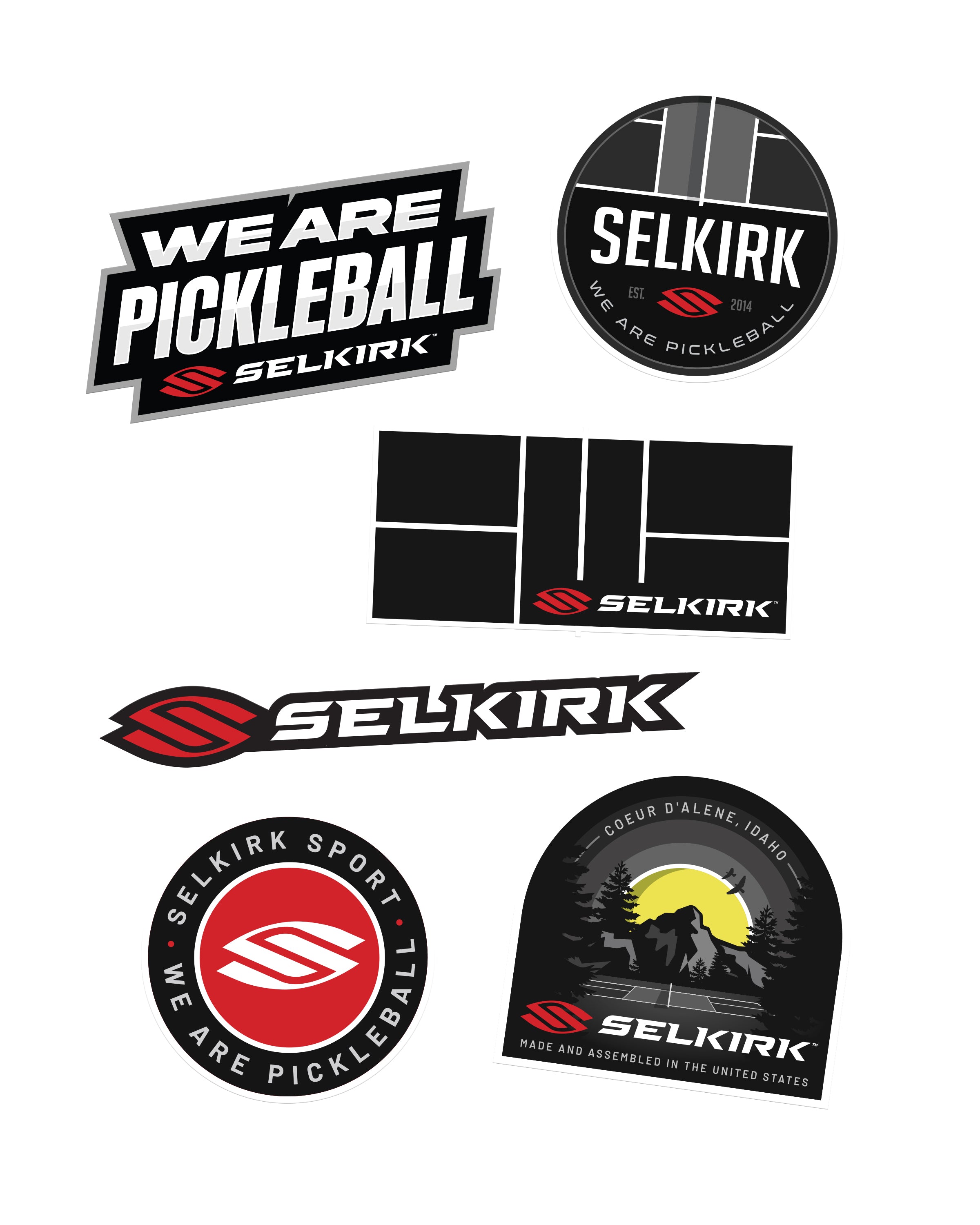 Selkirk Sport Two-Tone Stickers、mySite、noshort