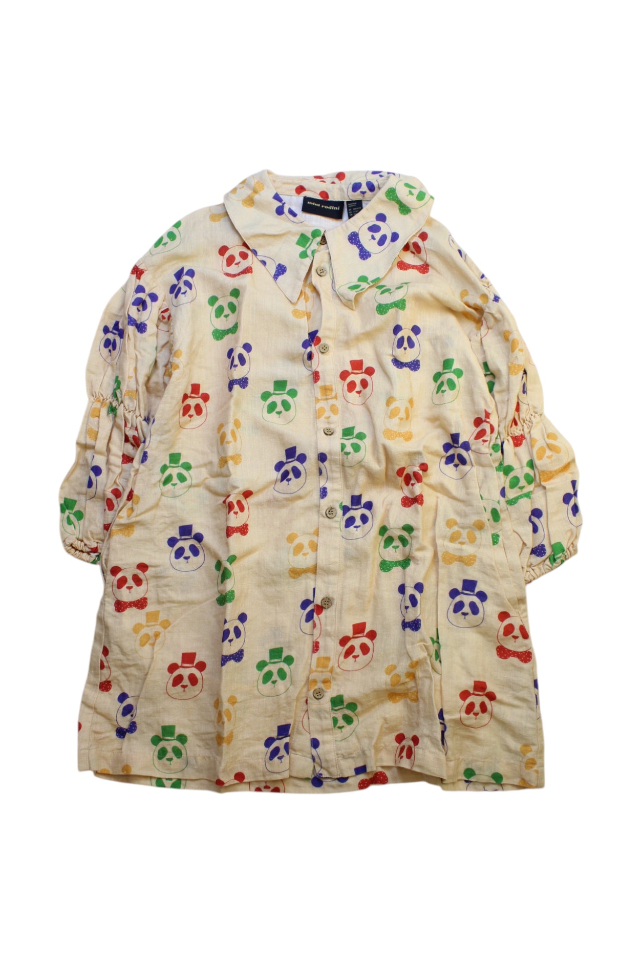 Mini Rodini Panda Pattern Shirt 7-9Y、mySite、g9winljtr
