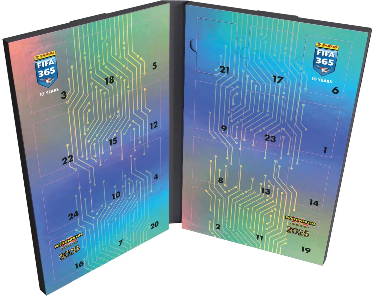 Panini Fifa 365 Adrenalyn XL 2025 - Advent Calendar (Julekalender)、mySite、waistdrama