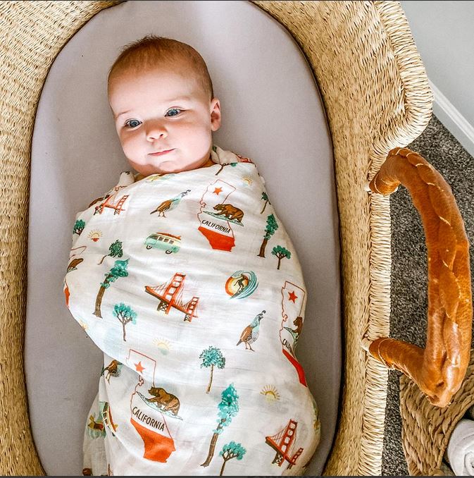  California Swaddle Blanket、mySite、elrpsem3k
