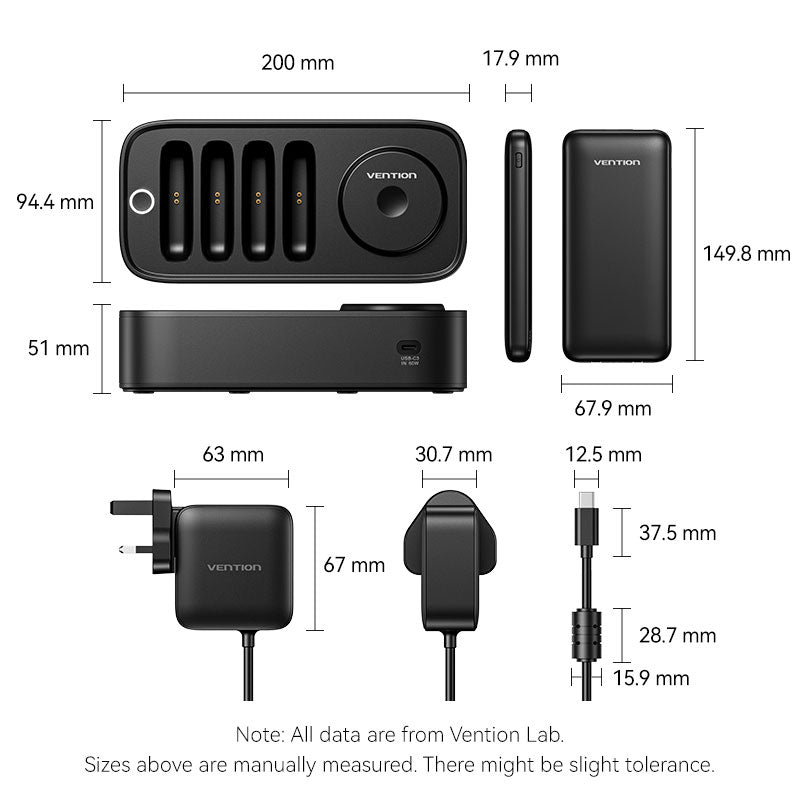 Vention Multi-Function Charging Station Kit、mySite、fannypackpong