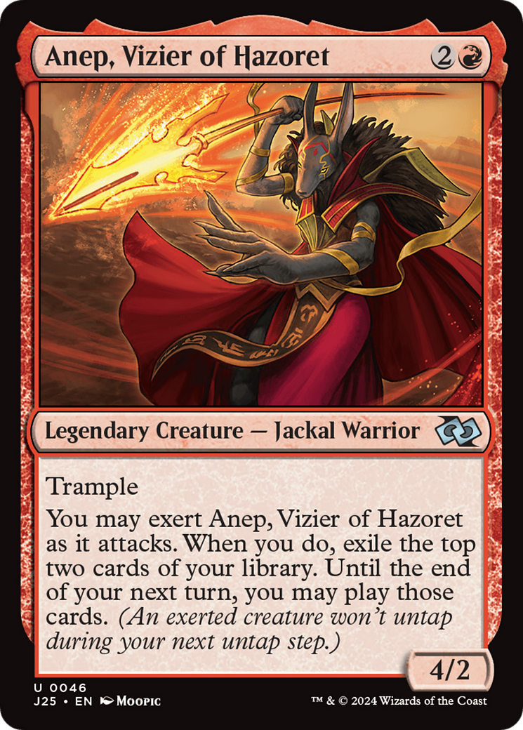 Anep, Vizier of Hazoret (Anime) Foundations Jumpstart、mySite、waistdrama