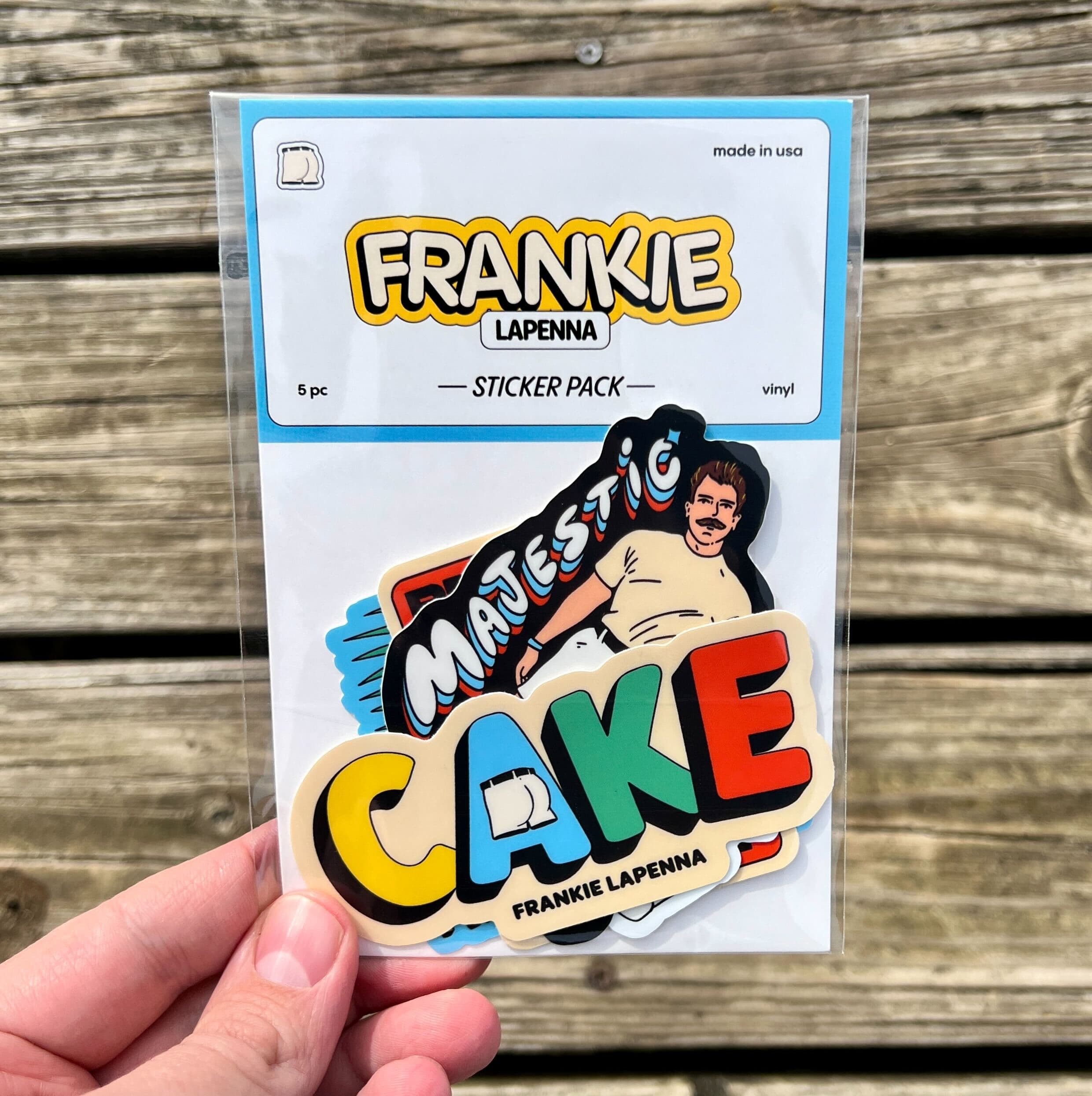  Majestic Frankie Lapenna Stickers - 5 Pack、mySite、ghnorth