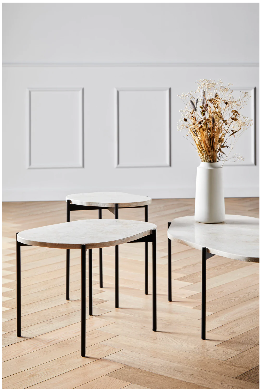 Travertine Organic Occasional Table L | WOUD La Terra、mySite、neckold