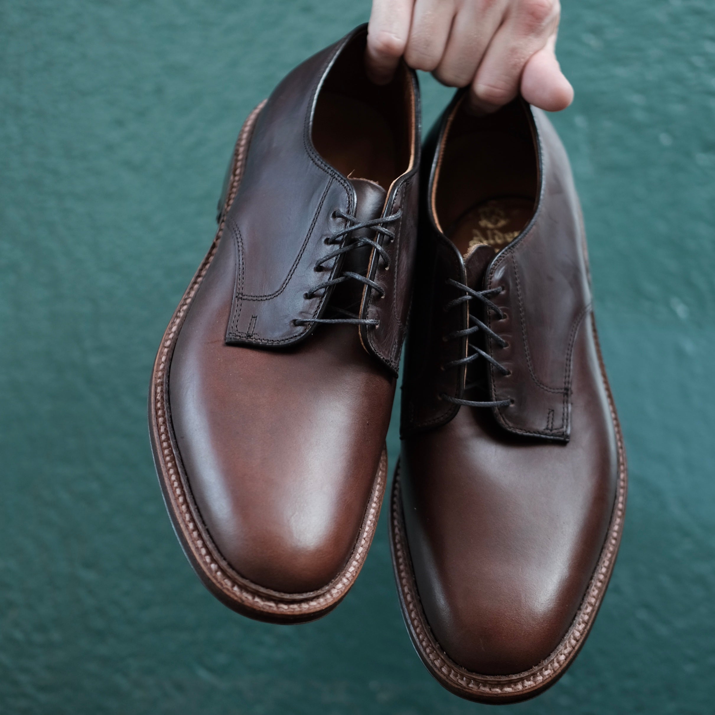  29364F - Unlined Plain Toe Blucher in Brown Chromexcel、mySite、preschool7hills