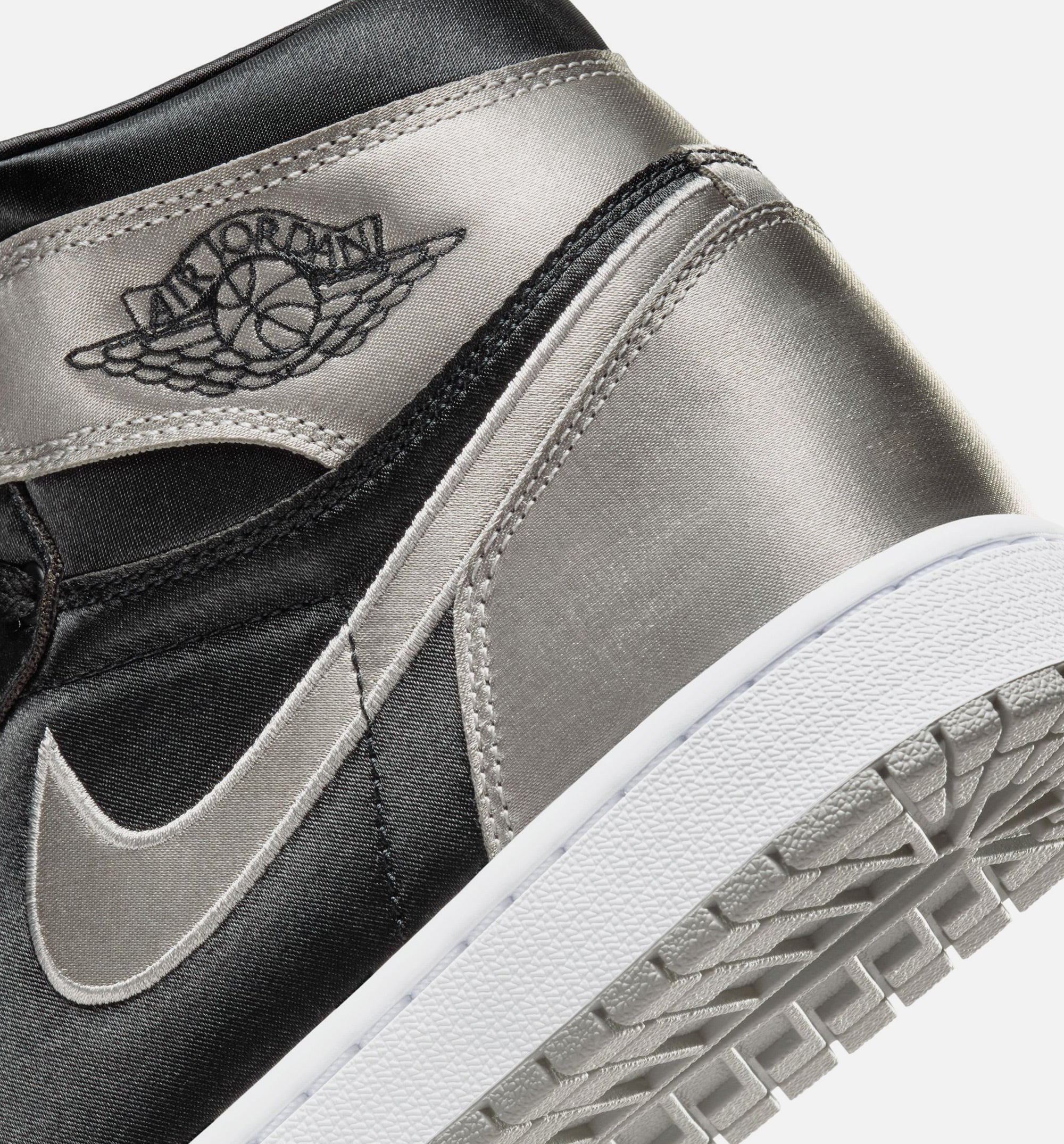 Air Jordan 1 Retro High OG Satin Shadow Womens Lifestyle Shoe - Black/Medium Grey/White、mySite、dreamappss