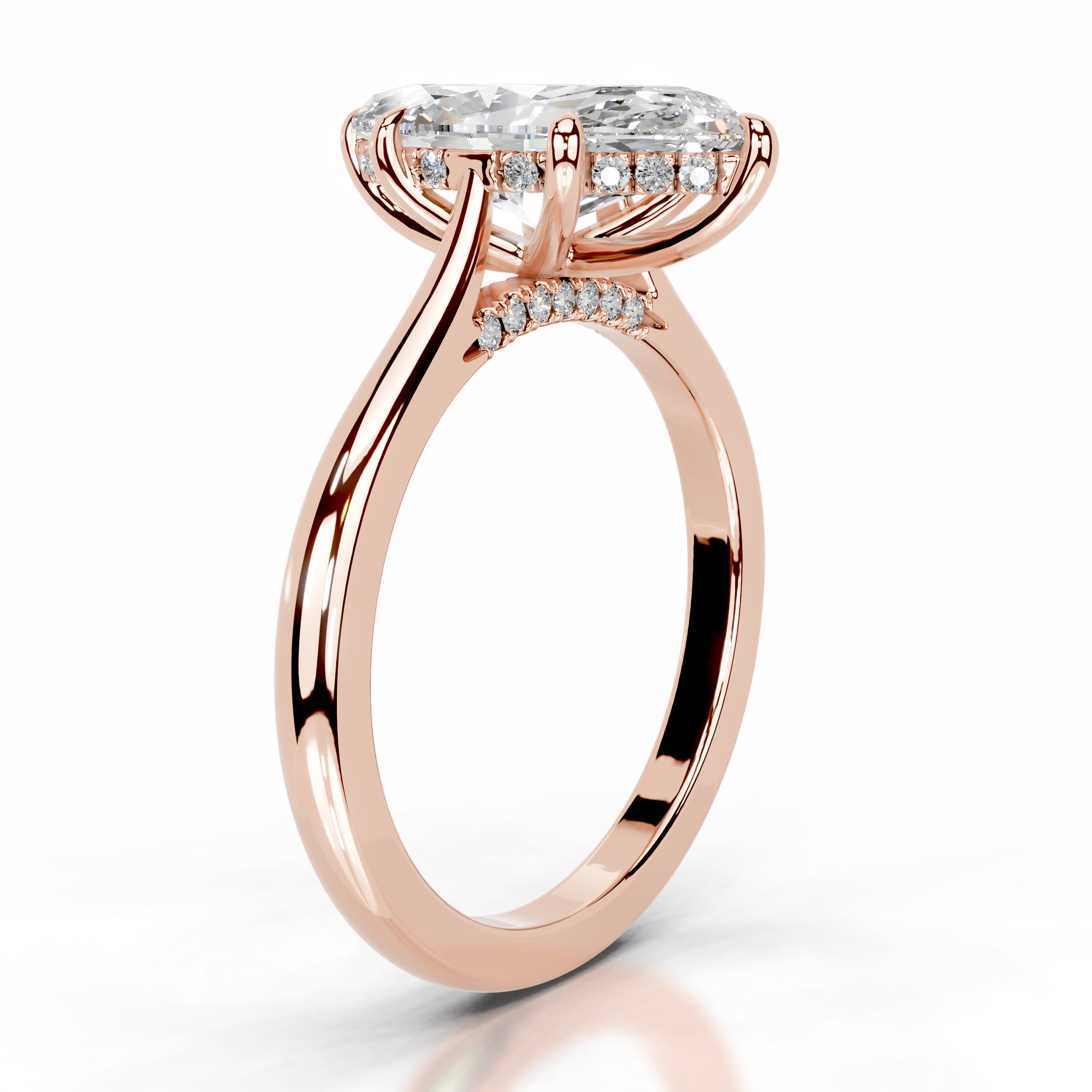 Araluen Lab Grown Diamond Ring - 14K Rose Gold、mySite、hinf8tx79