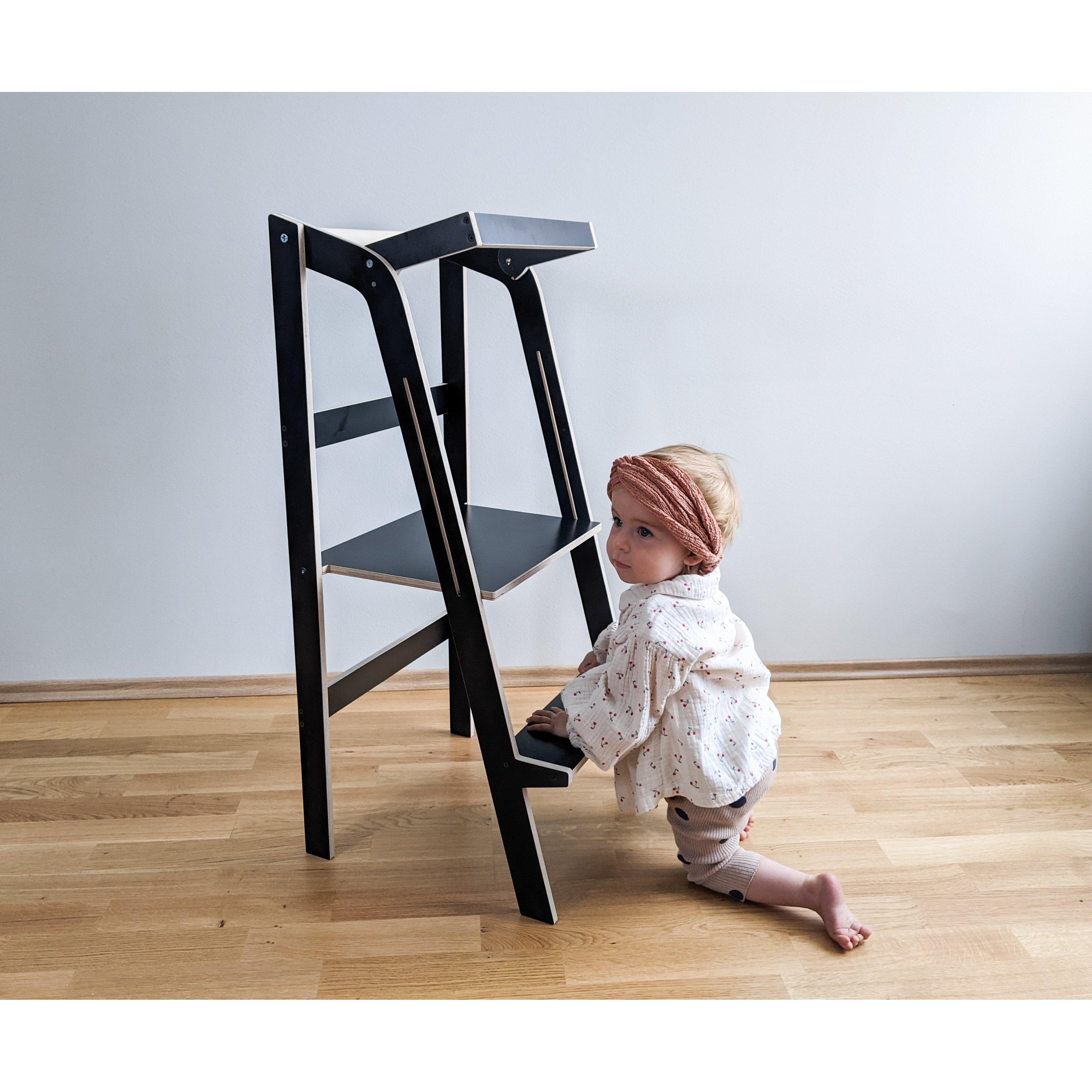 Wooden Foldable Learning Tower、mySite、gigharbornorthrealestate