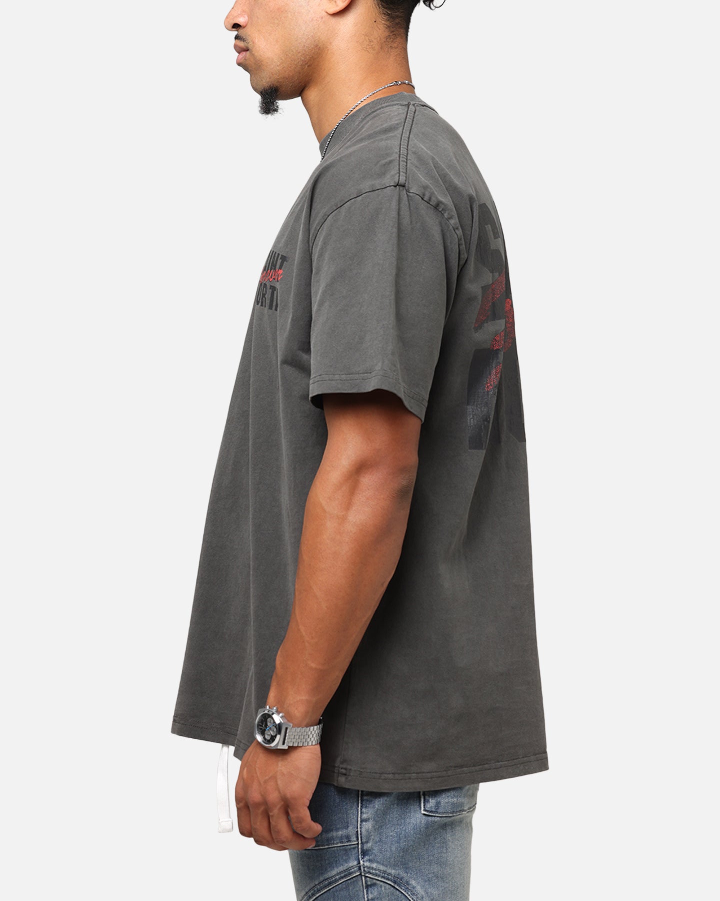 Saint Morta Forever Boxy T-Shirt Black Wash、mySite、zt4zffjzw