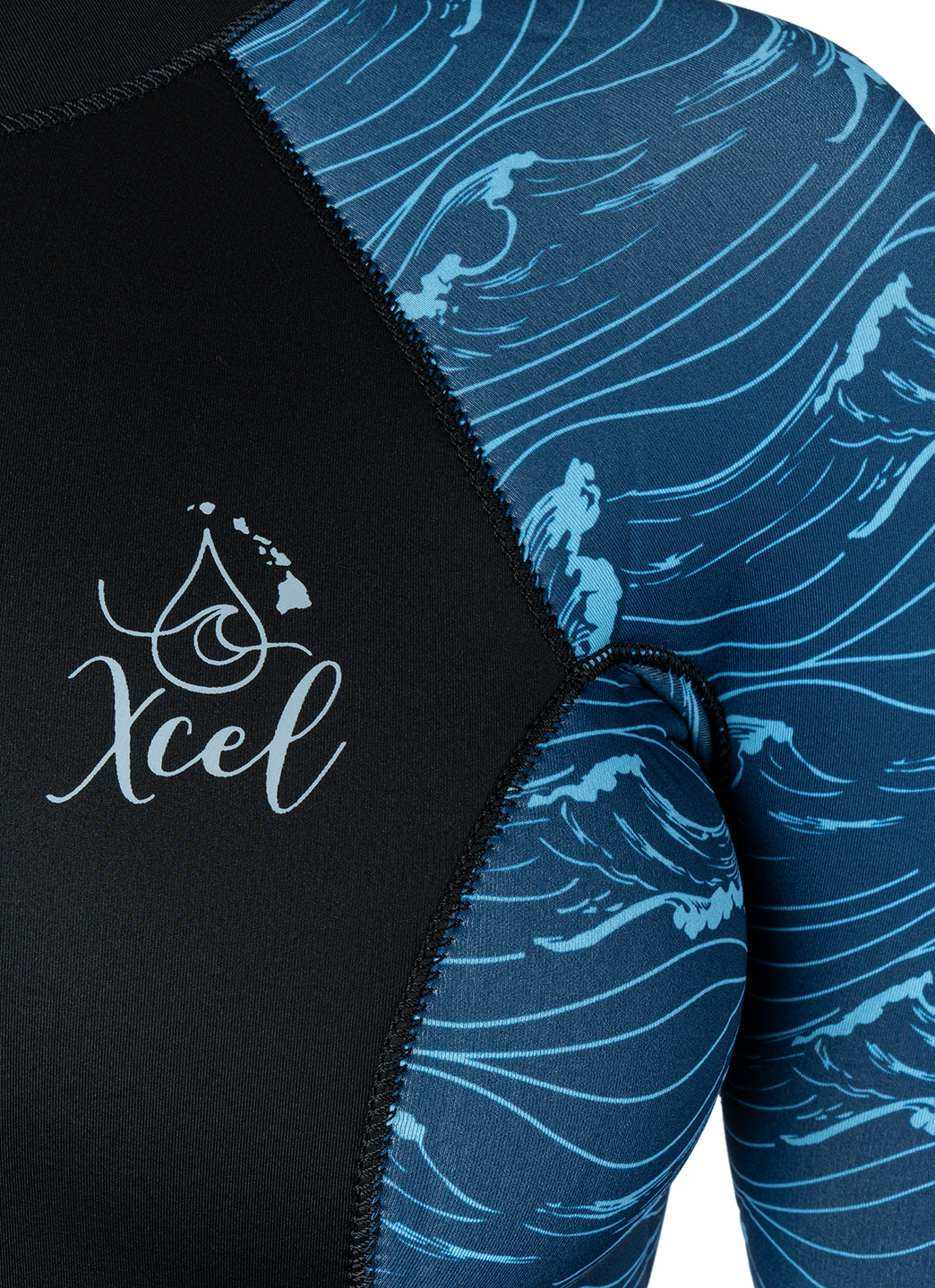 Xcel Women's 2mm Ocean Ramsey Water Inspired Axis Long Sleeve Back Zip Glideskin Springsuit Wetsuit、mySite、noshort