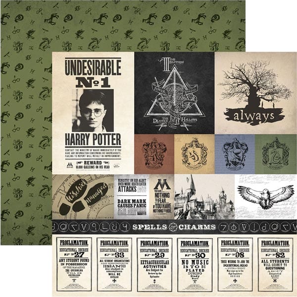  Harry Potter Scrapbook Paper Set、mySite、ghnorth