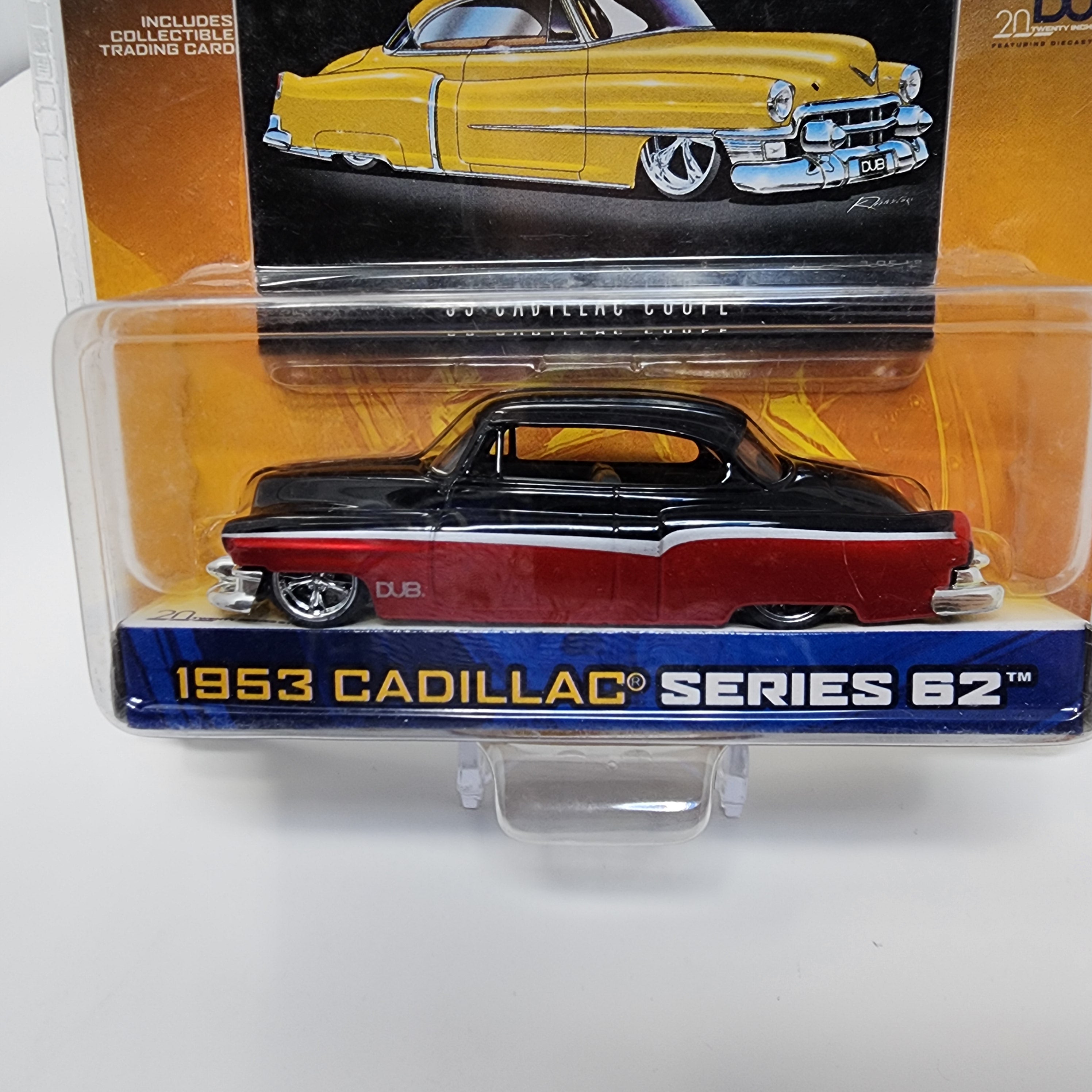 1953 Cadillac Series 62 * Black/RED * Jada Toys 1:64 Scale Dub City Oldskool、mySite、hgirdovlk