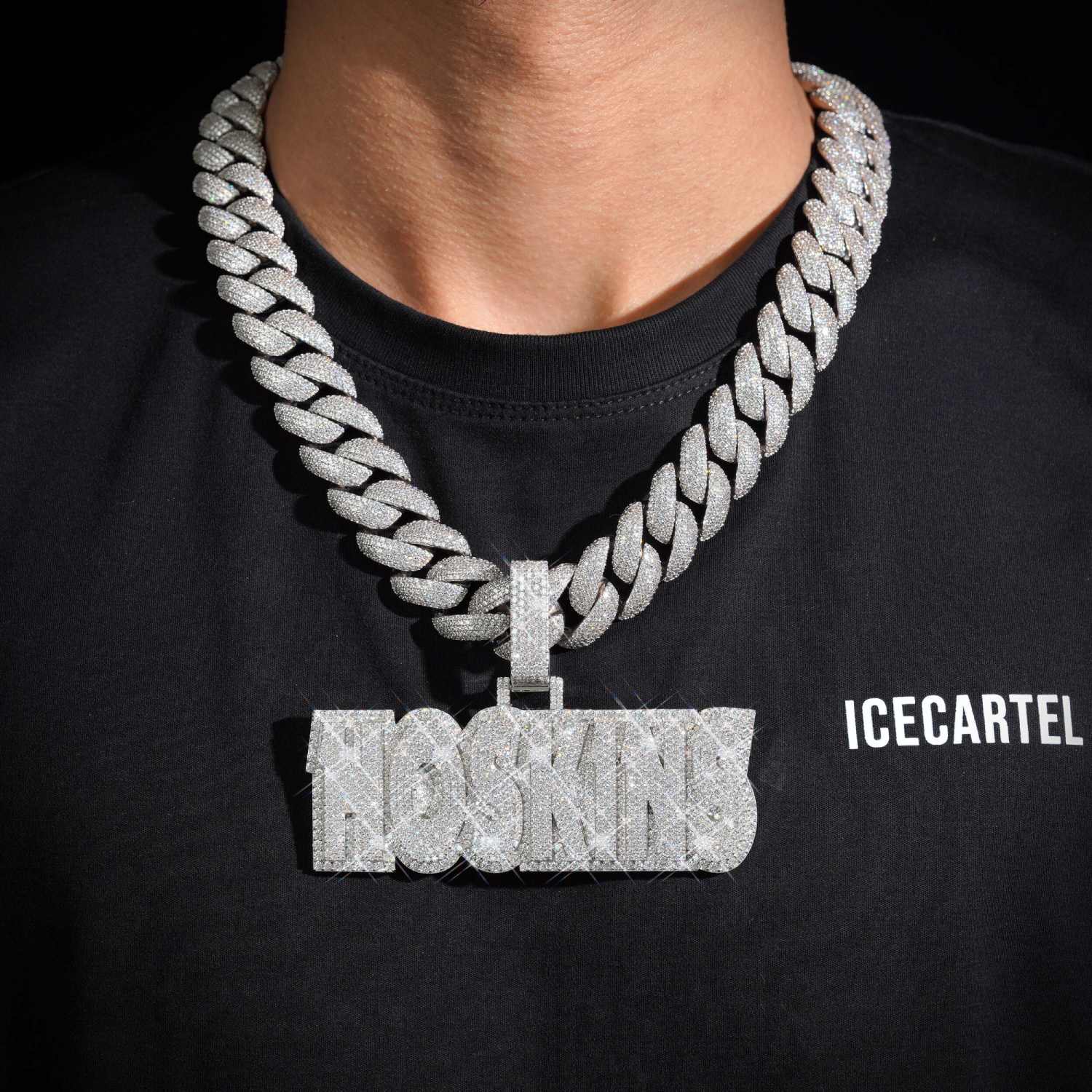 HOSKINS Custom Moissanite Name Pendant 14K Gold、mySite、hinf8tx79