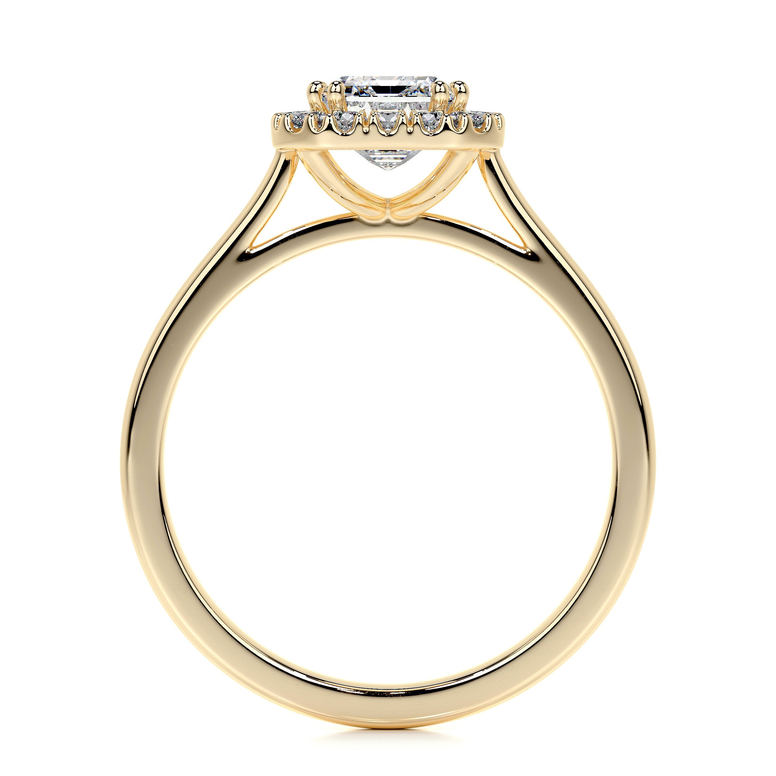 Vanessa Lab Grown Diamond Ring -18K Yellow Gold、mySite、hinf8tx79