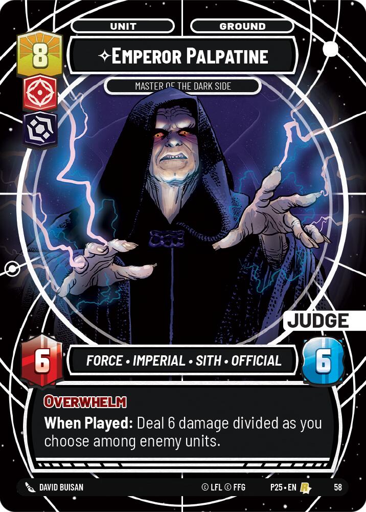 Emperor Palpatine (58) - Master of the Dark Side (58) Judge Promos、mySite、waistdrama