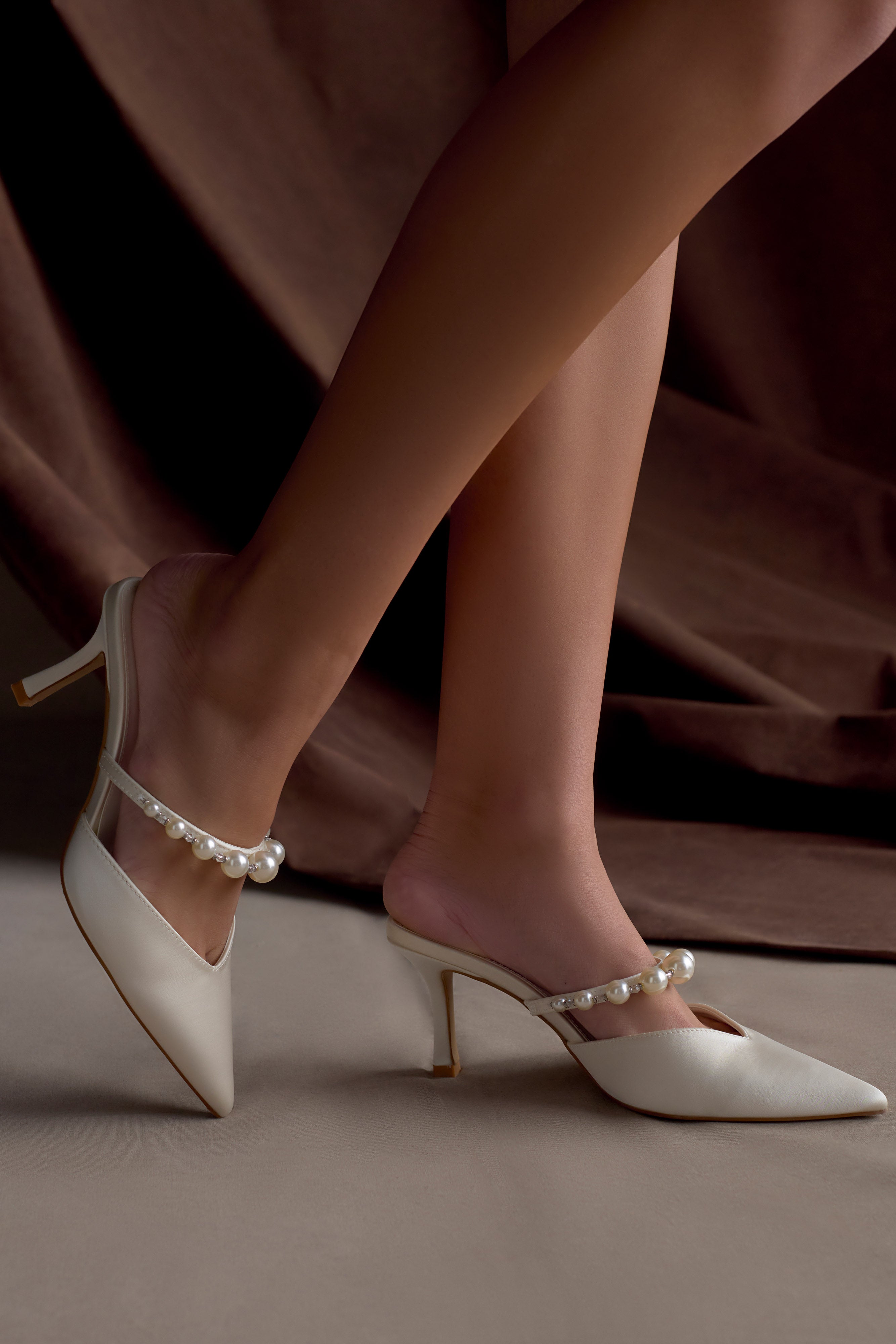 Karla Pearl Mule - Ivory、mySite、solidvoid