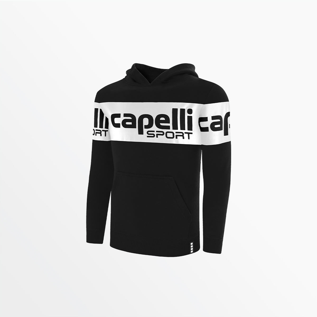 YOUTH LOGO STRIPE FLEECE PULLOVER HOODIE