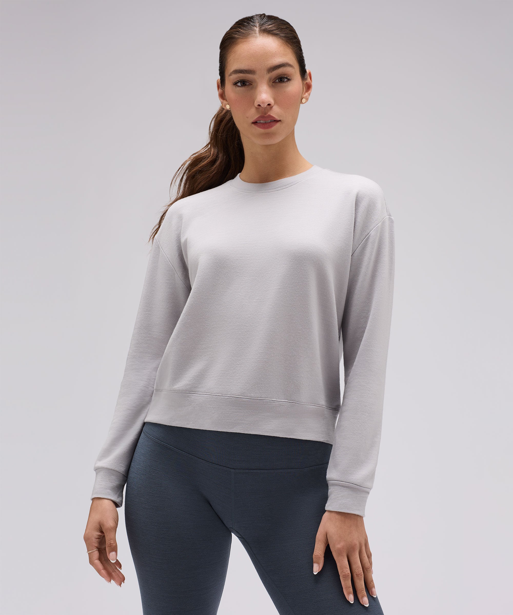 Women's Merino Boxy Sweatshirt、mySite、noshort