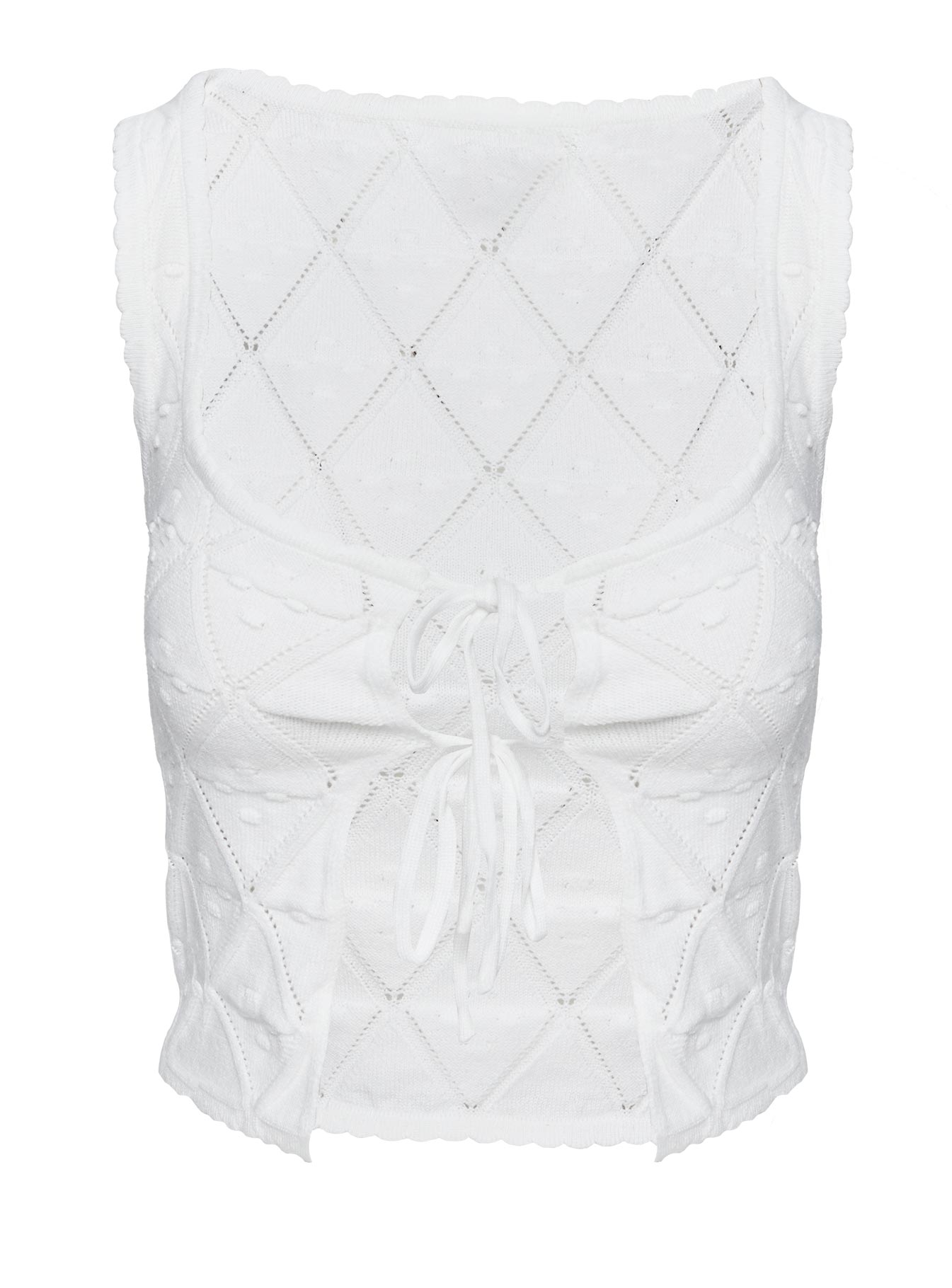 Giulia Knit Top White、mySite、solidvoid