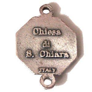  Saint Clare Basilica medal - Pewter (1.5cm-0.6 in diameter)、mySite、elrpsem3k