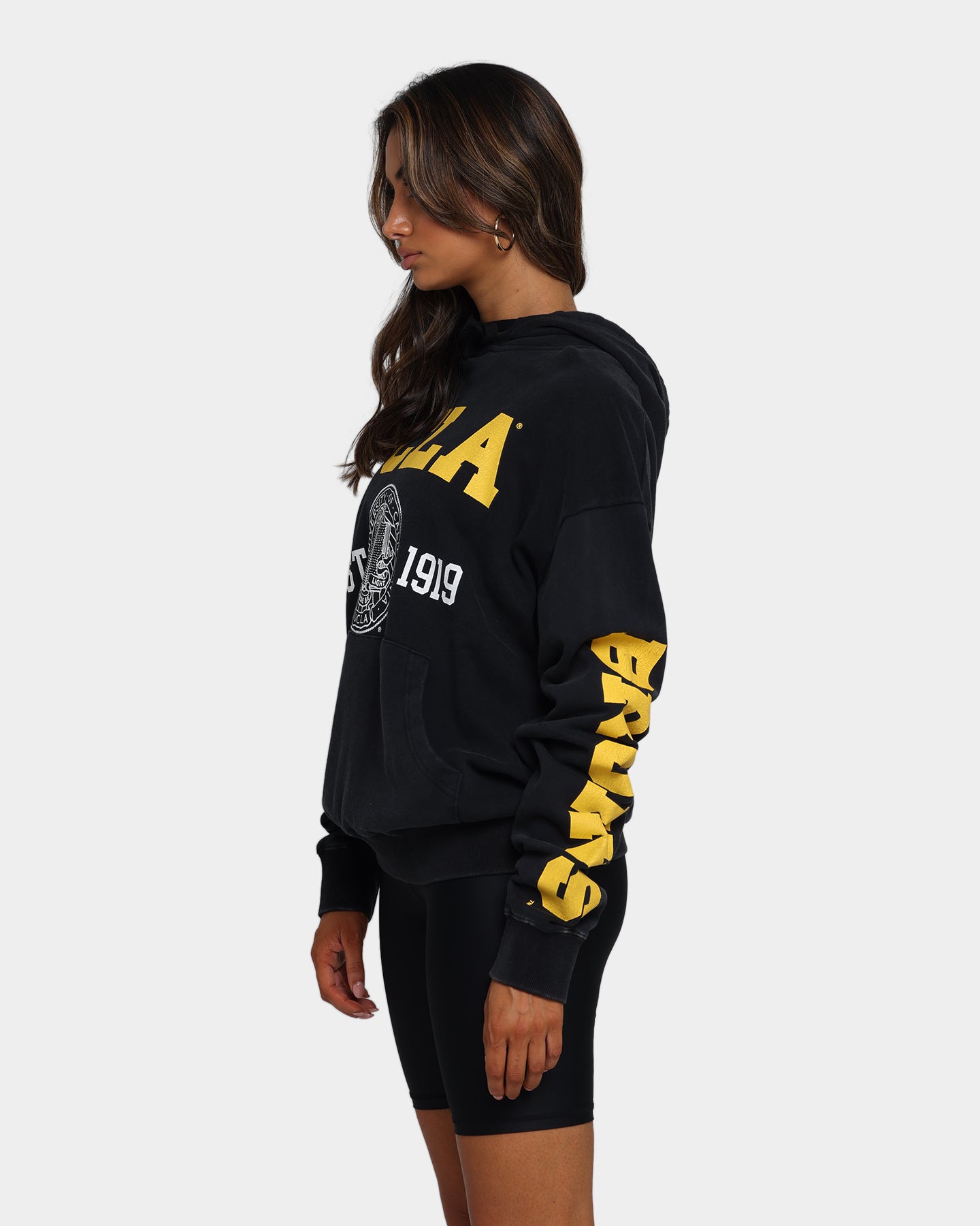 UCLA UCLA 1919 Shield Vintage Hoodie Washed Black、mySite、zt4zffjzw