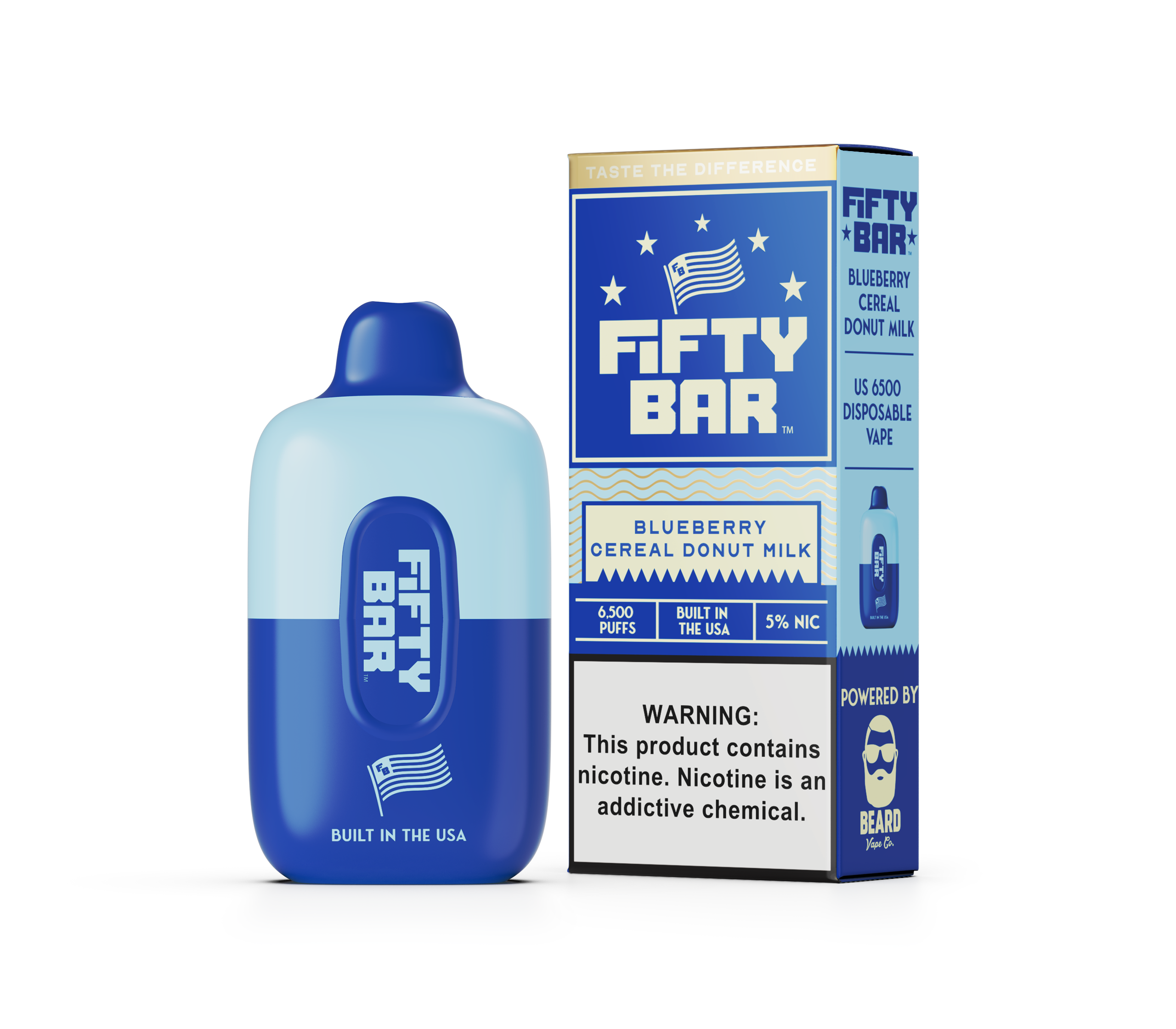 Fifty Bar 6500 Puff Rechargeable Vape Disposable 16mL、mySite、zt4zffjzw