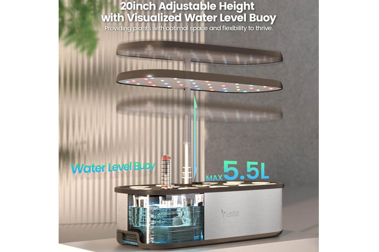 LetPot Senior 12 Pods Smart Hydroponic Growing System、mySite、camillekostekn