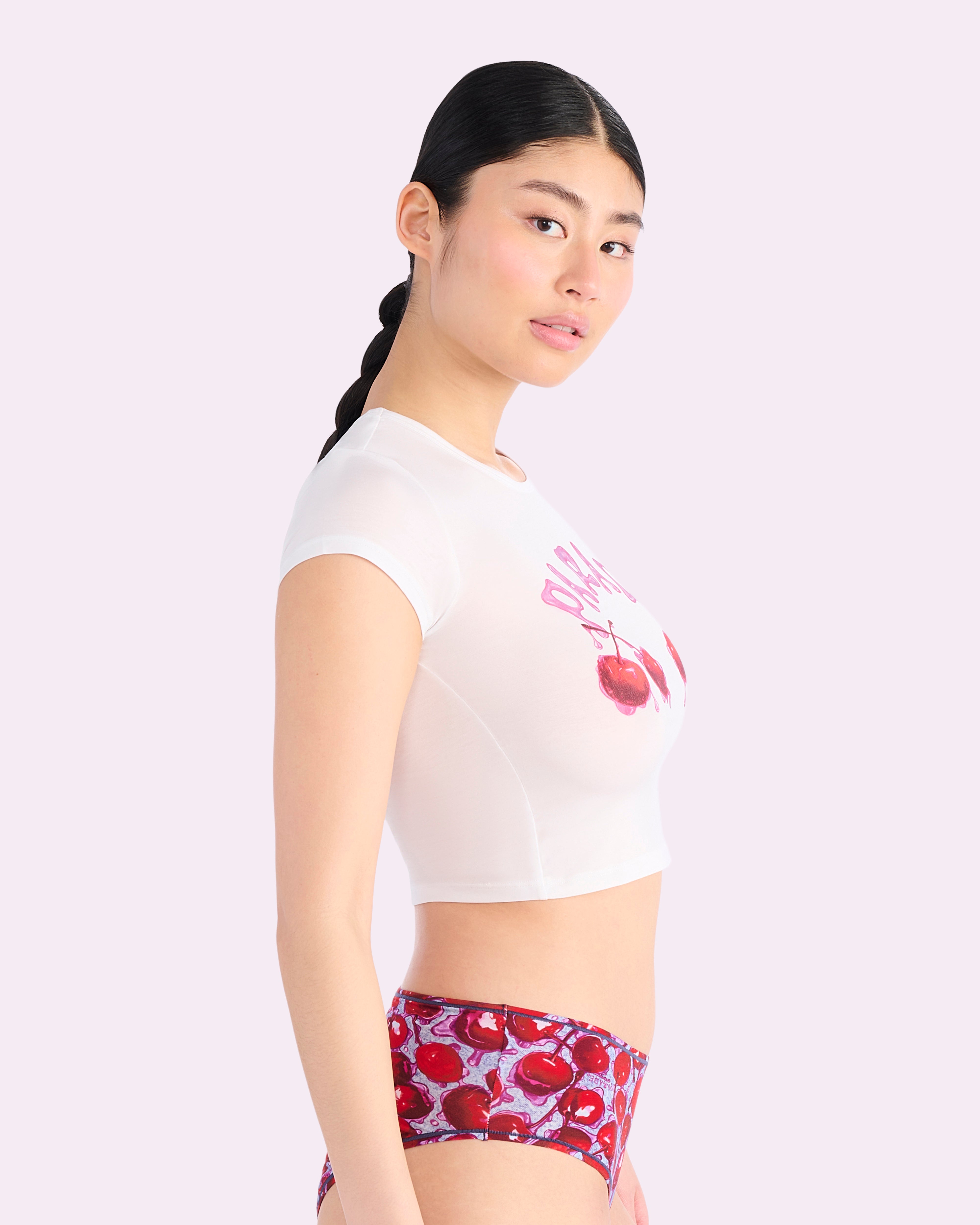 New:Cotton Graphic Baby Tee | New:Cotton (Wet Cherries)、mySite、bengalsvssteelers