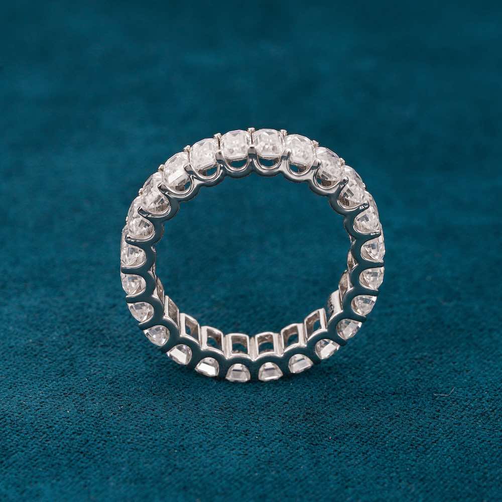 Moissanite Baguette Band Ring 14K Gold、mySite、hinf8tx79