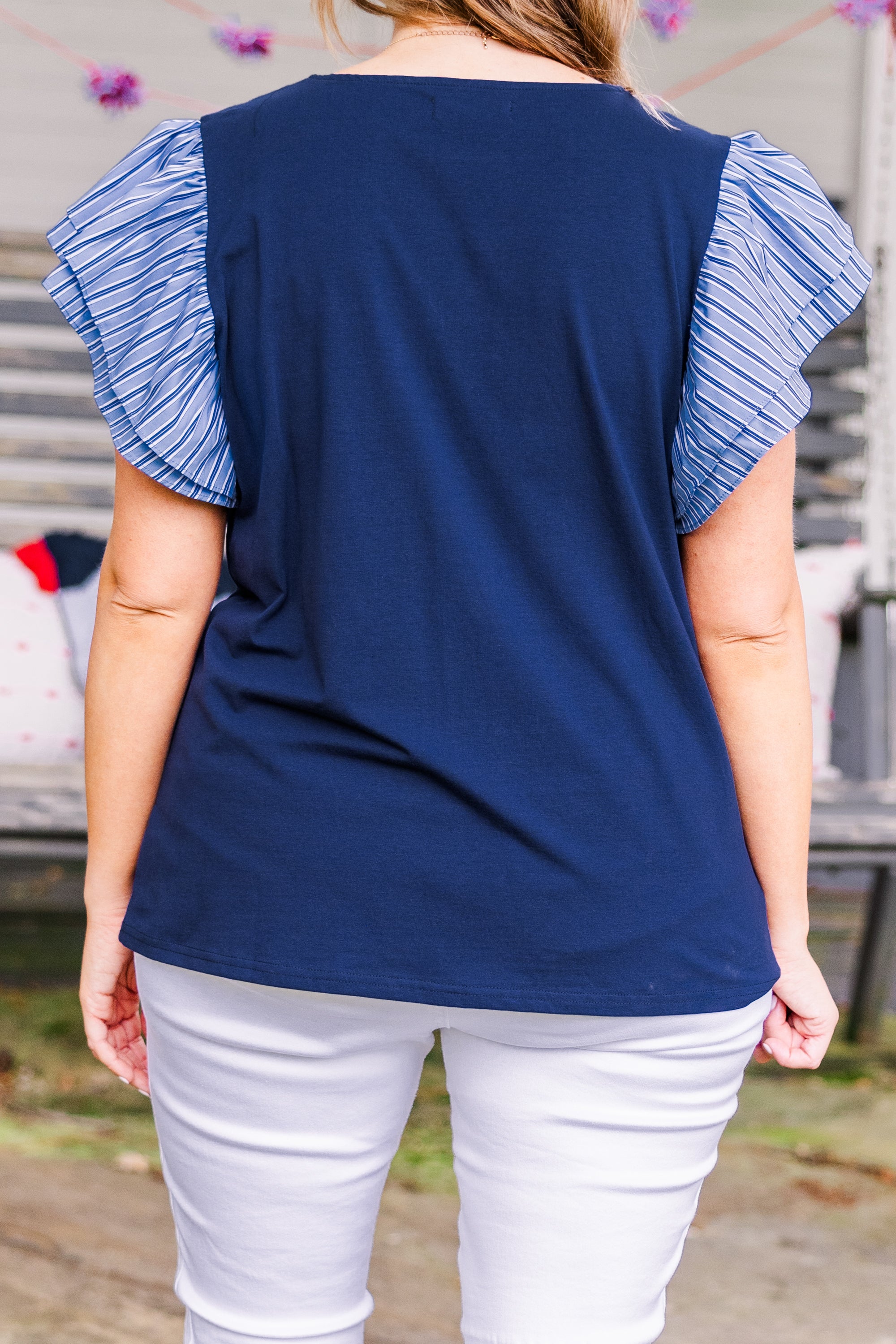  Up And Coming Top, Navy-Blue、mySite、justintrudeaud