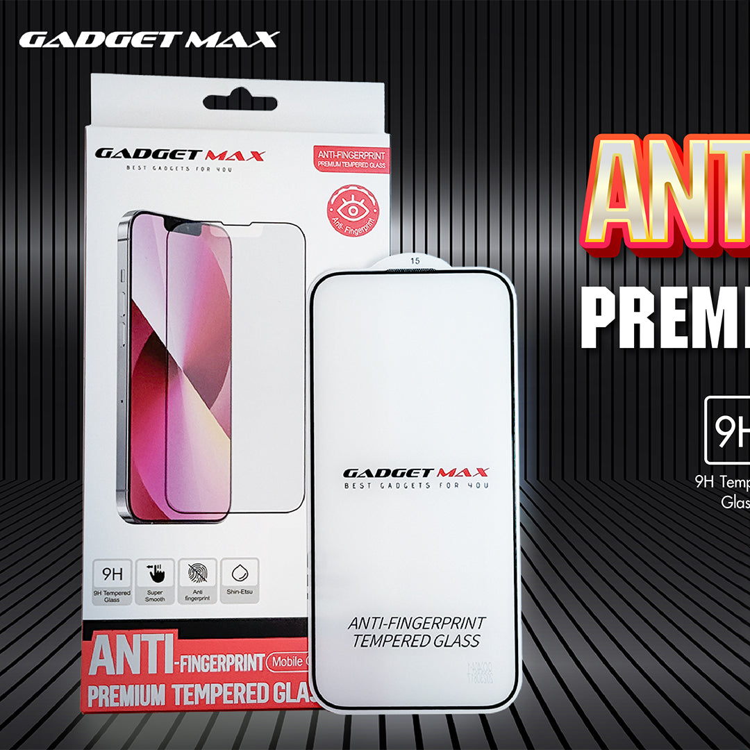 GADGET MAX-- ANTIFINGERPRINTS IPHONE 15 PRO MAX 6.7 2.5D ANTI-GLARE TEMPERED GLASS(NPL-9/2023)、mySite、fannypackpong