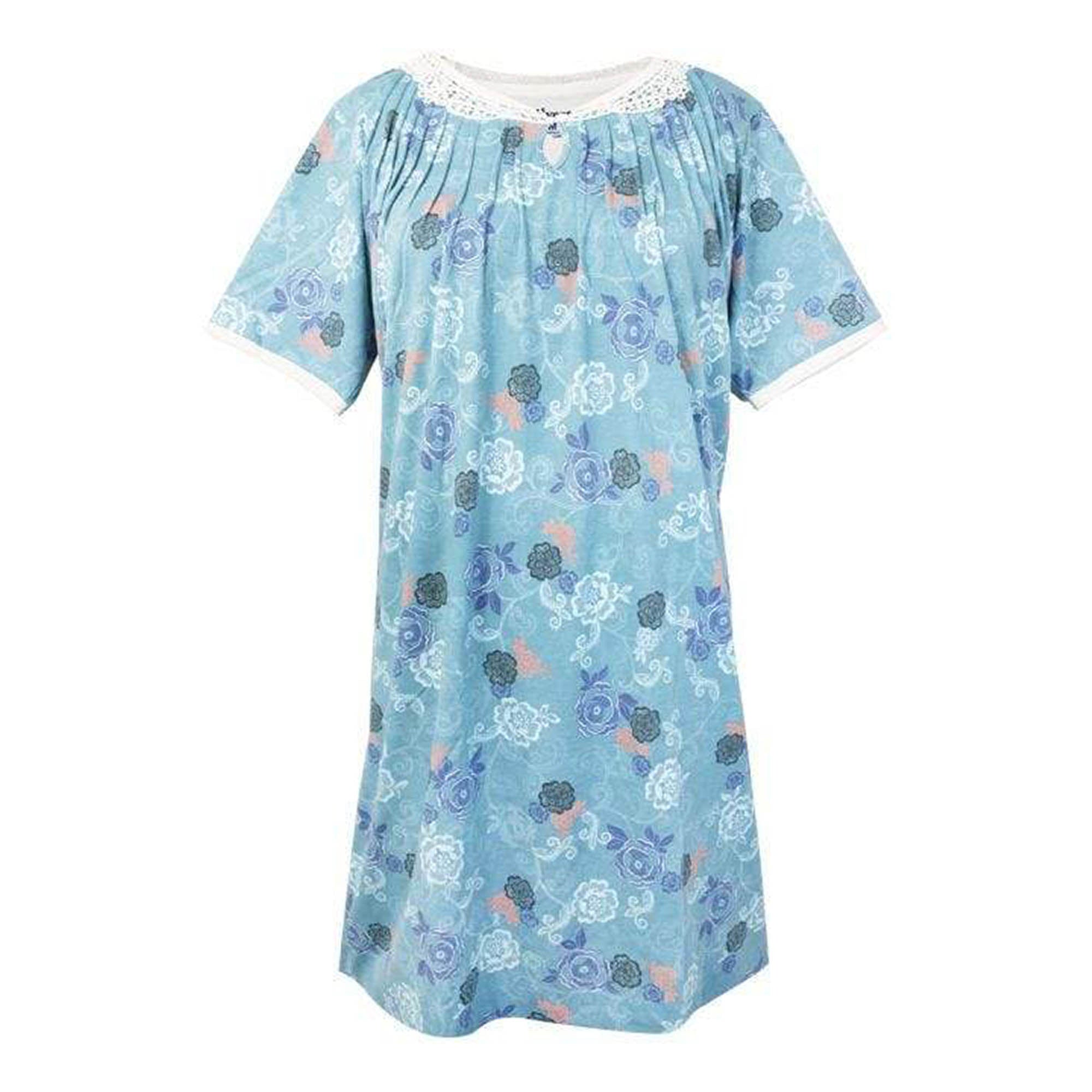 Women's Open Back Knit Lace Nightgown、mySite、camillekostekn