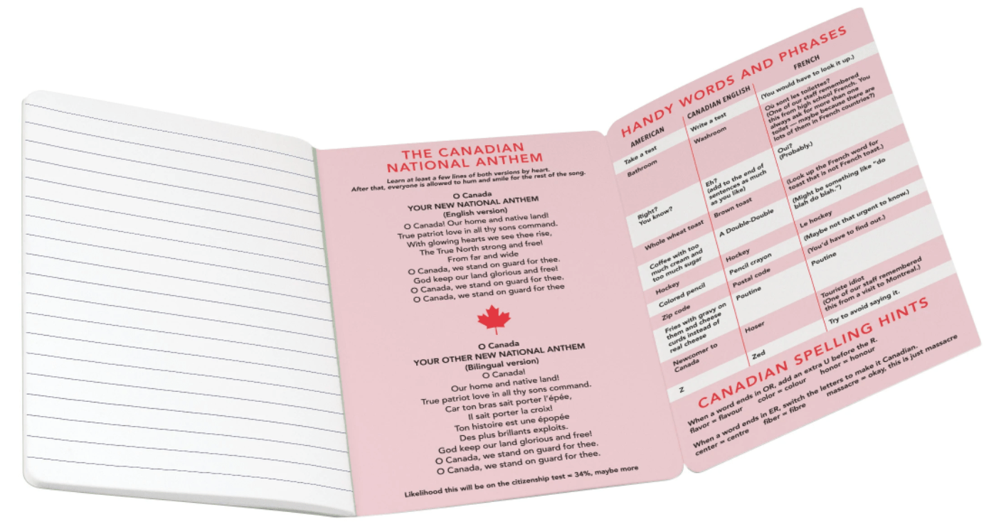  Canadian Passport Note Book、mySite、elrpsem3k