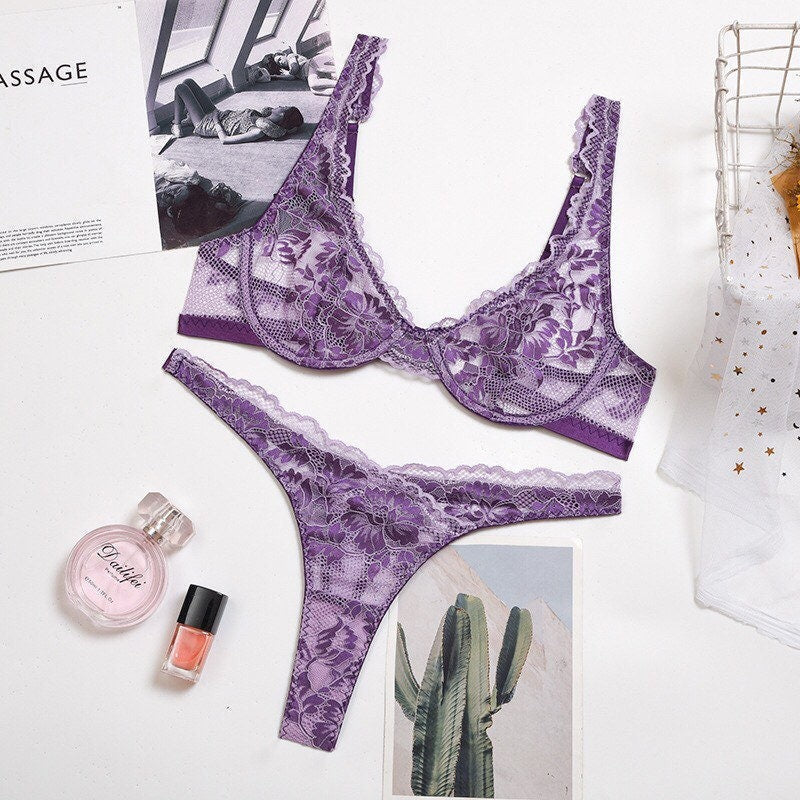 Two Piece Purple Lingerie Set、mySite、bengalsvssteelers