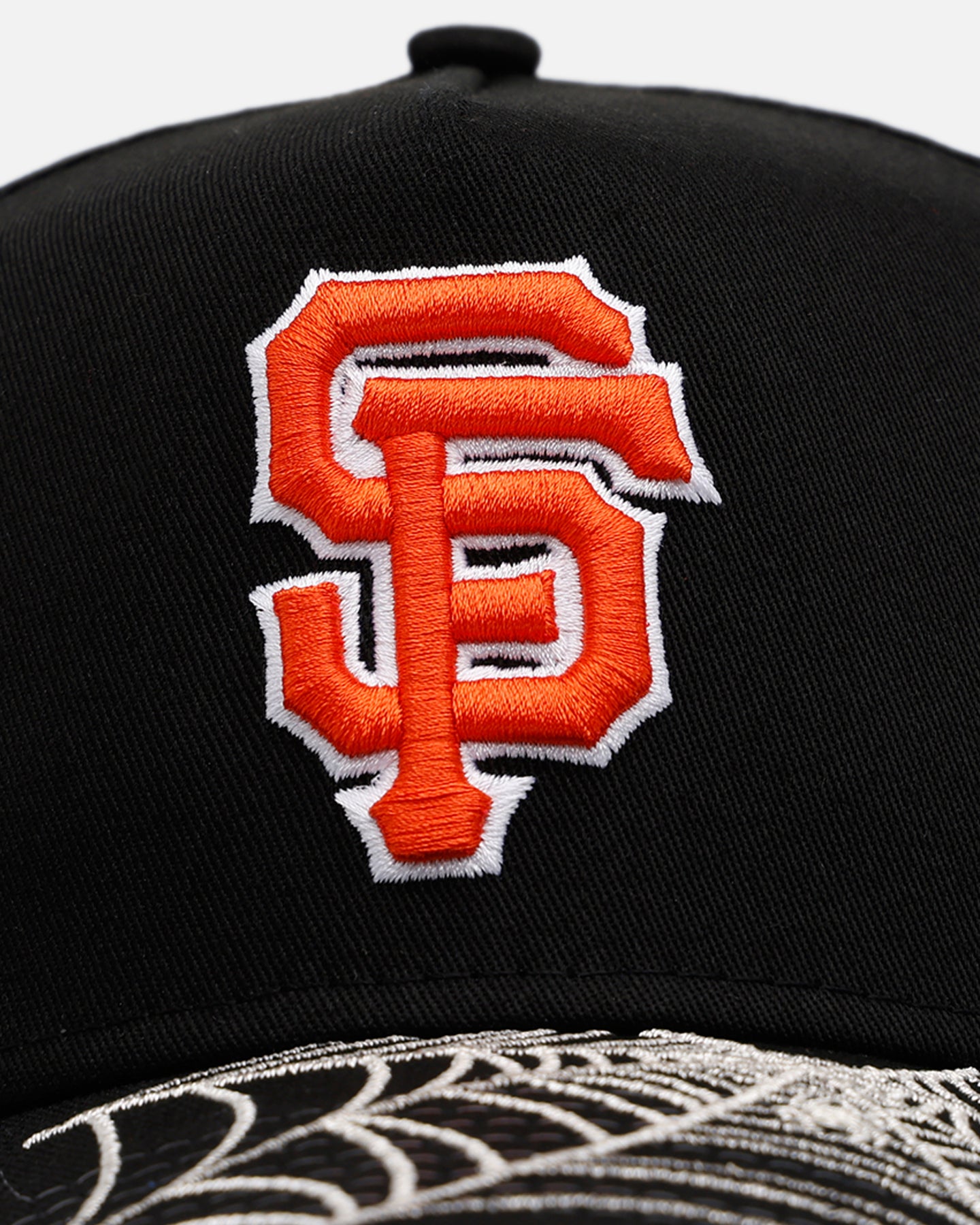 New Era San Francisco Giants 'Spider Web Visor' 9FORTY A-Frame Snapback Black、mySite、zt4zffjzw