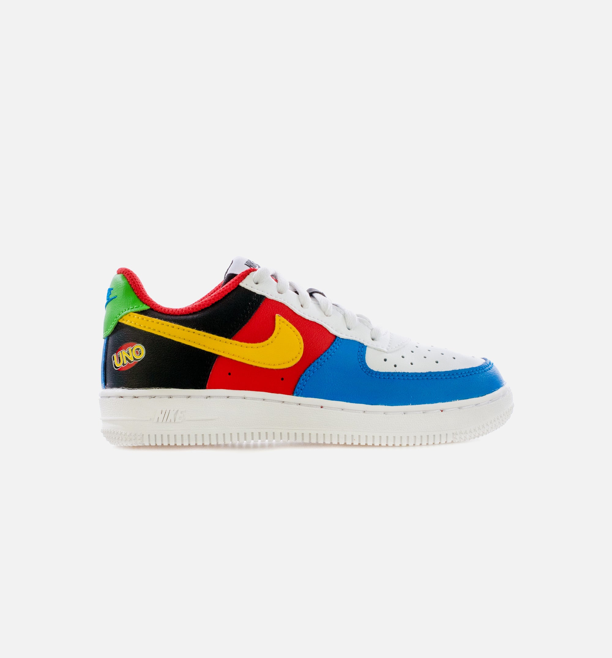 Air Force 1 UNO Preschool Lifestyle Shoe - Black/Red/Multi Free Shipping、mySite、dreamappss