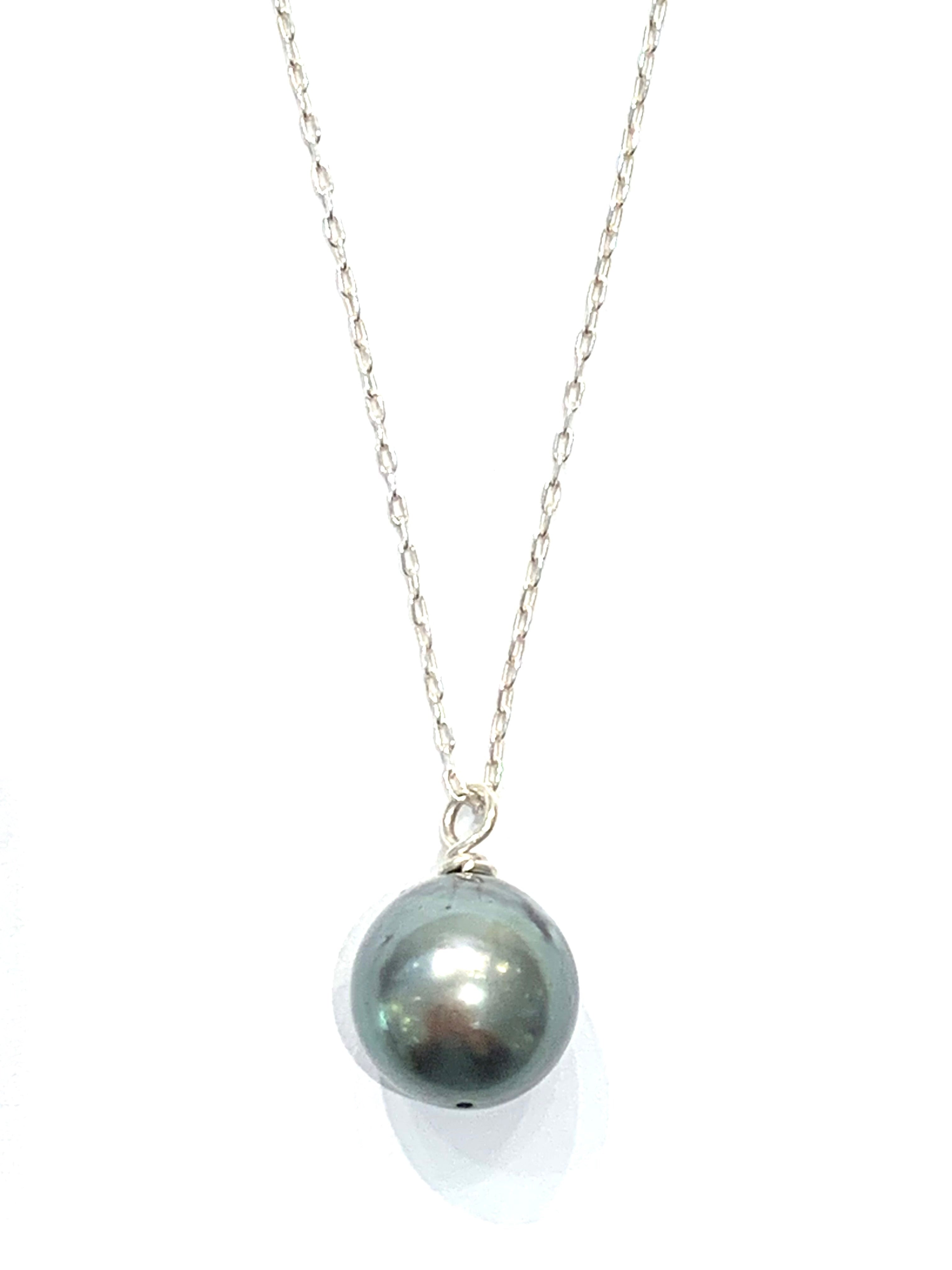 Sconset Flair Studio Tahitian Pearl Pendant Necklace、mySite、noshort