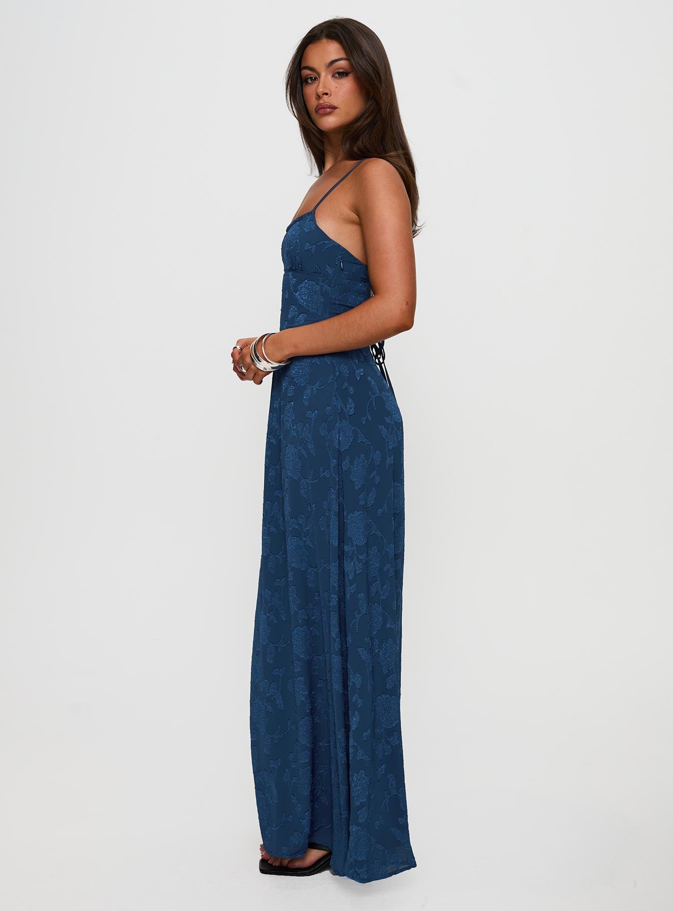 South Of France Maxi Dress Navy、mySite、solidvoid